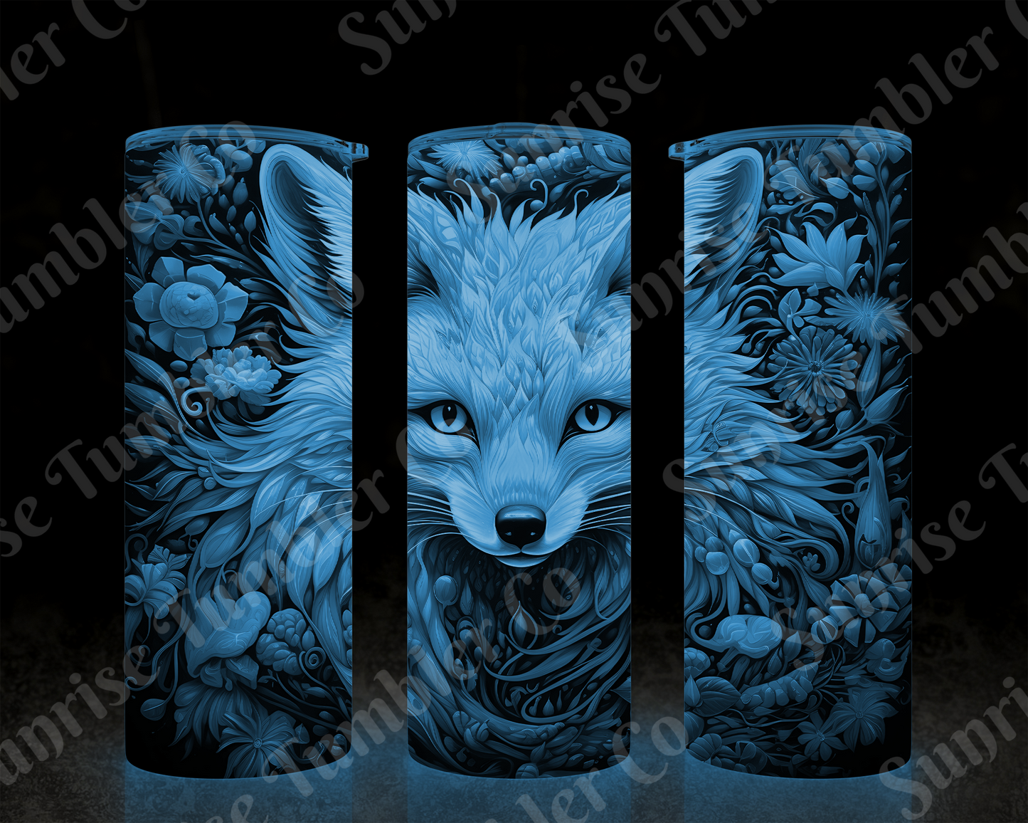 Fox Variety - 20 oz and 30 oz Tumbler (Glow In The Dark Option Available)