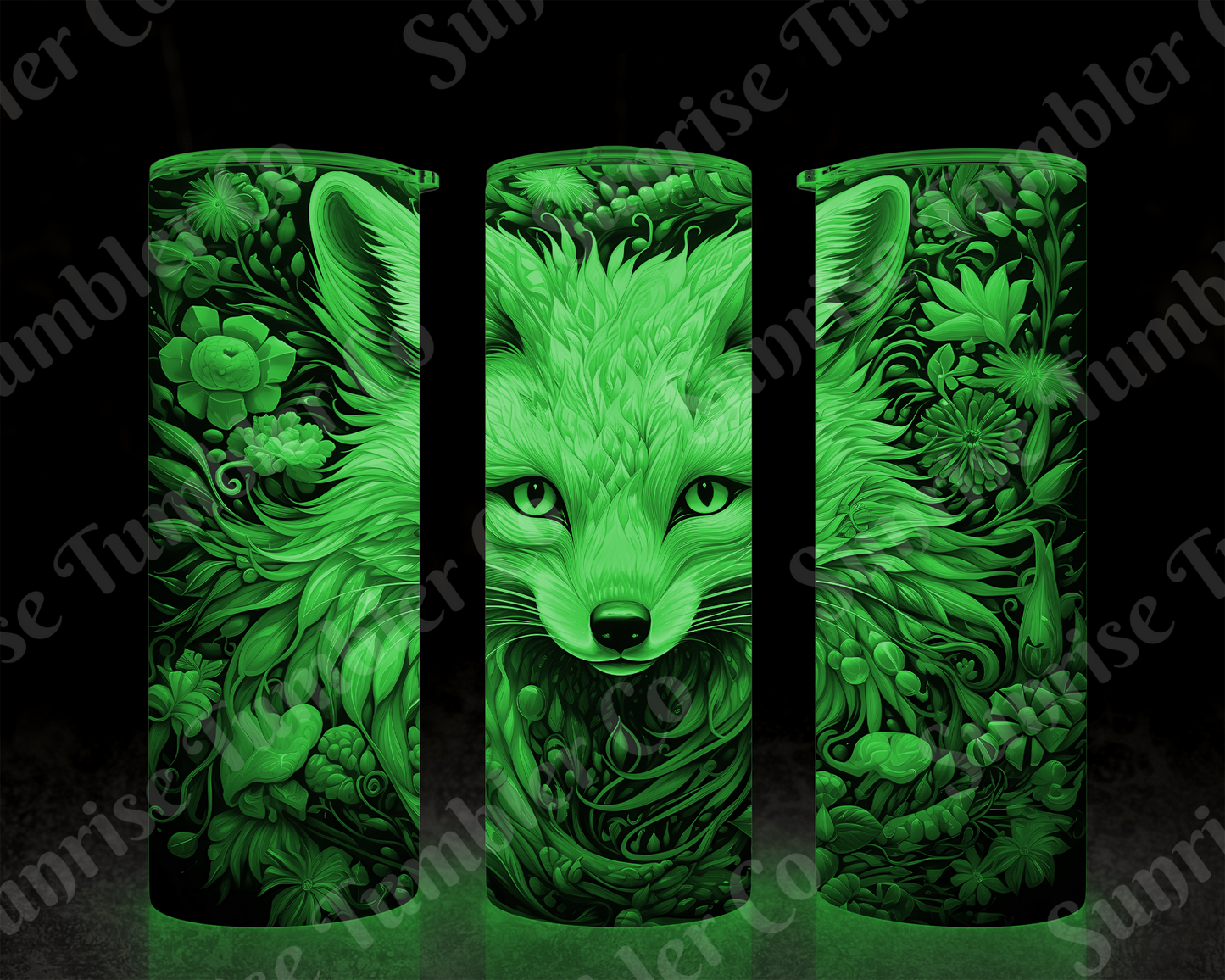 Fox Variety - 20 oz and 30 oz Tumbler (Glow In The Dark Option Available)