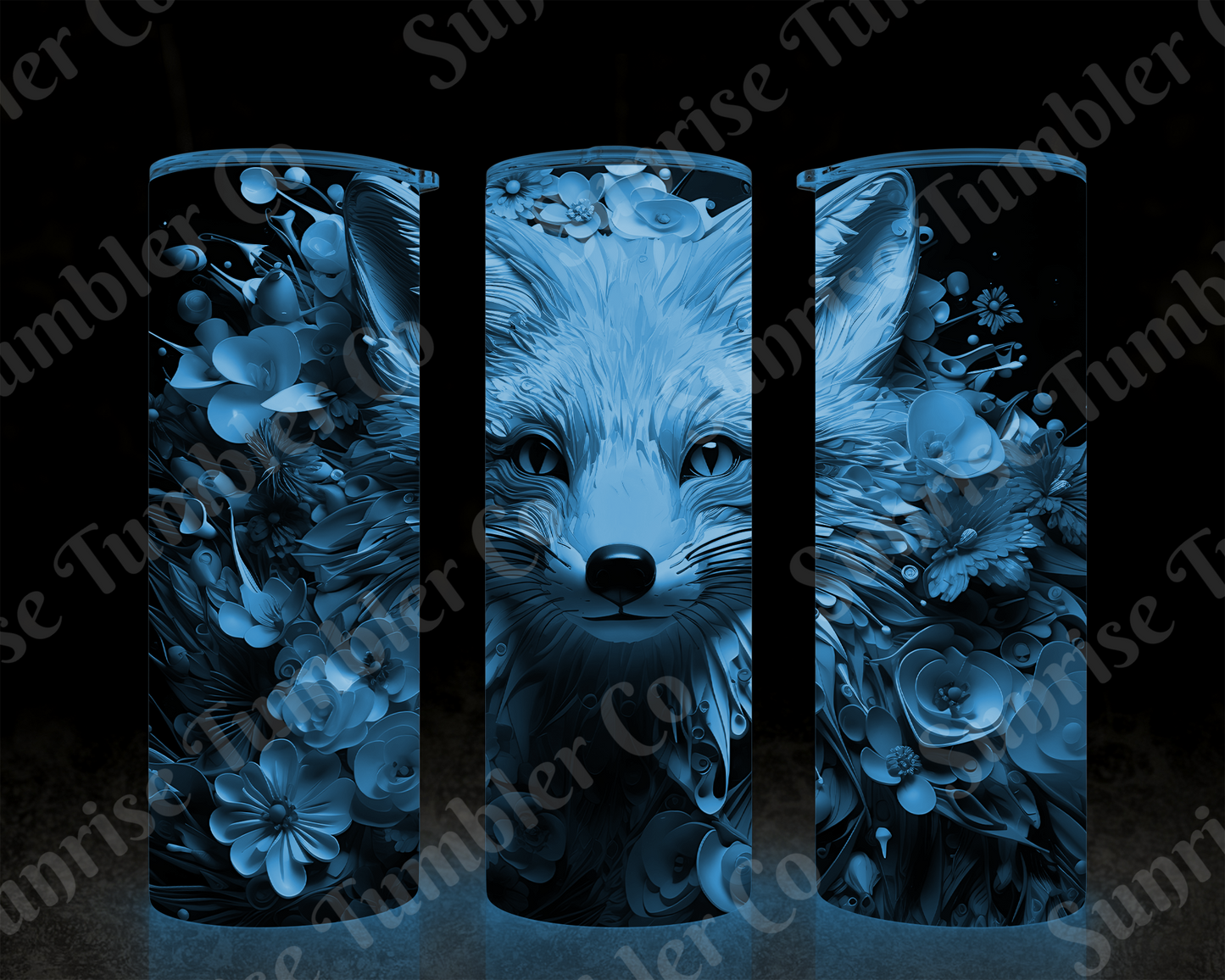 Fox Variety - 20 oz and 30 oz Tumbler (Glow In The Dark Option Available)