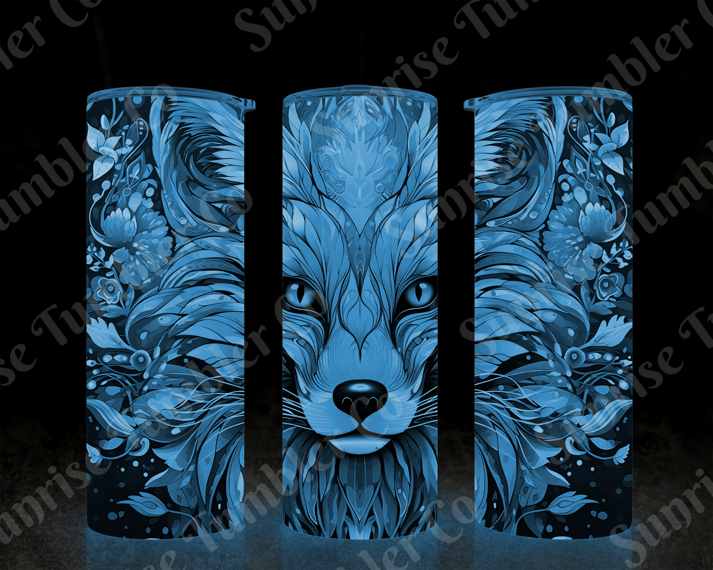 Fox Variety - 20 oz and 30 oz Tumbler (Glow In The Dark Option Available)