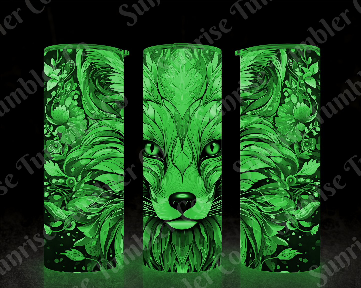 Fox Variety - 20 oz and 30 oz Tumbler (Glow In The Dark Option Available)