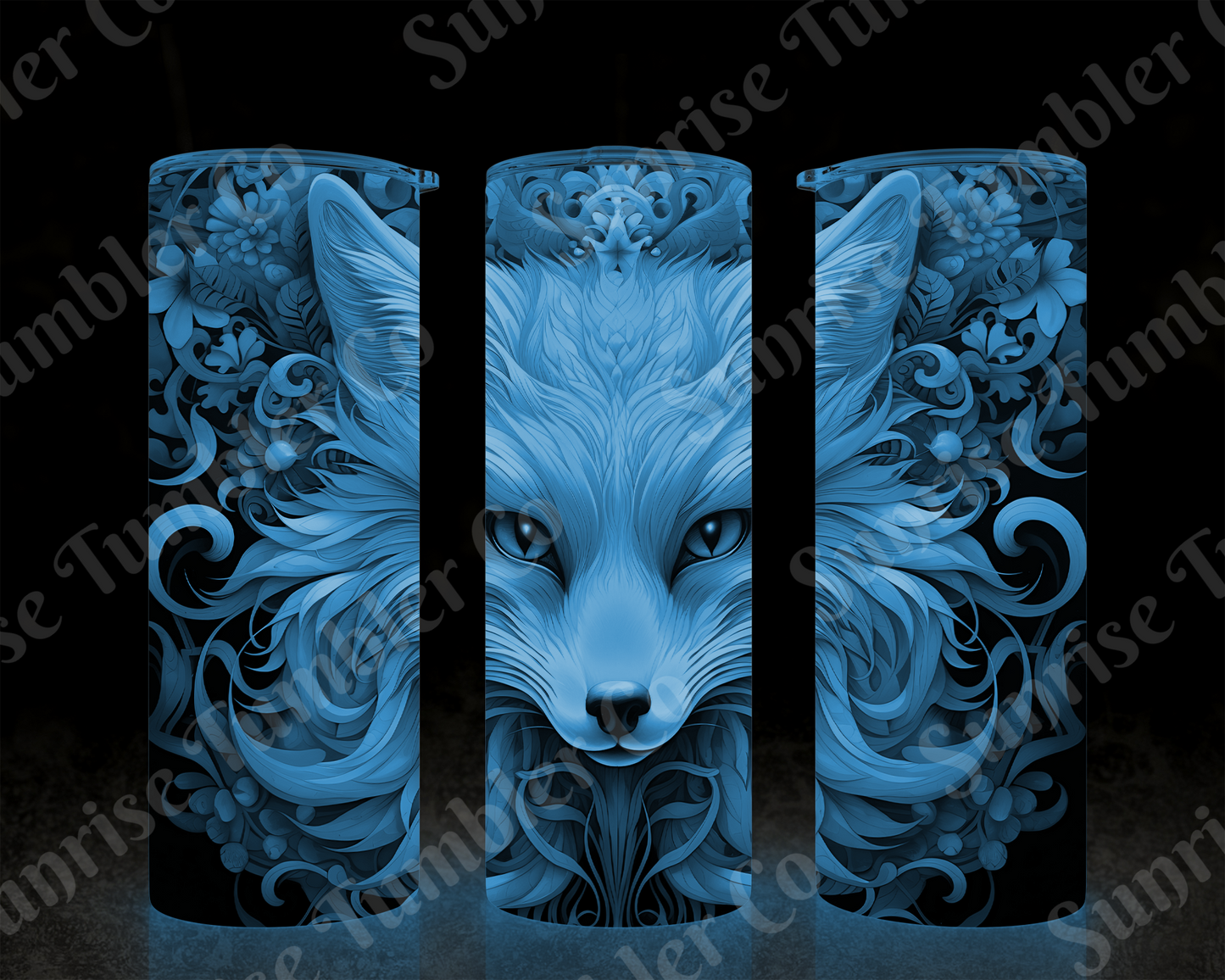 Fox Variety - 20 oz and 30 oz Tumbler (Glow In The Dark Option Available)