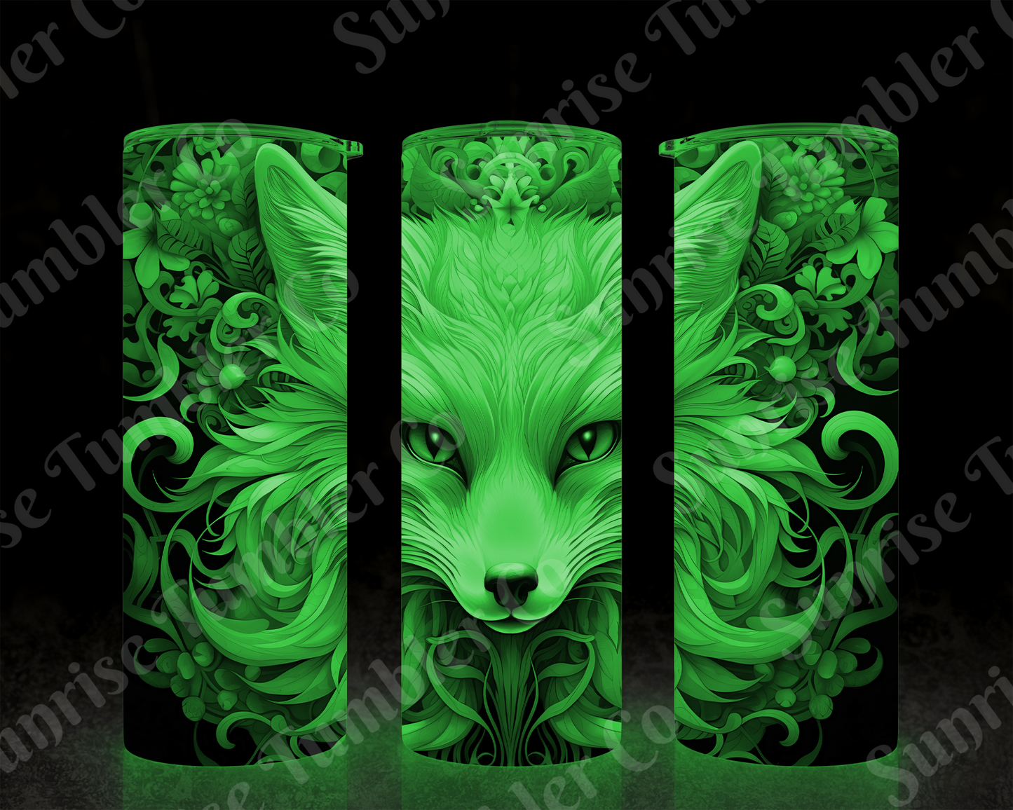Fox Variety - 20 oz and 30 oz Tumbler (Glow In The Dark Option Available)