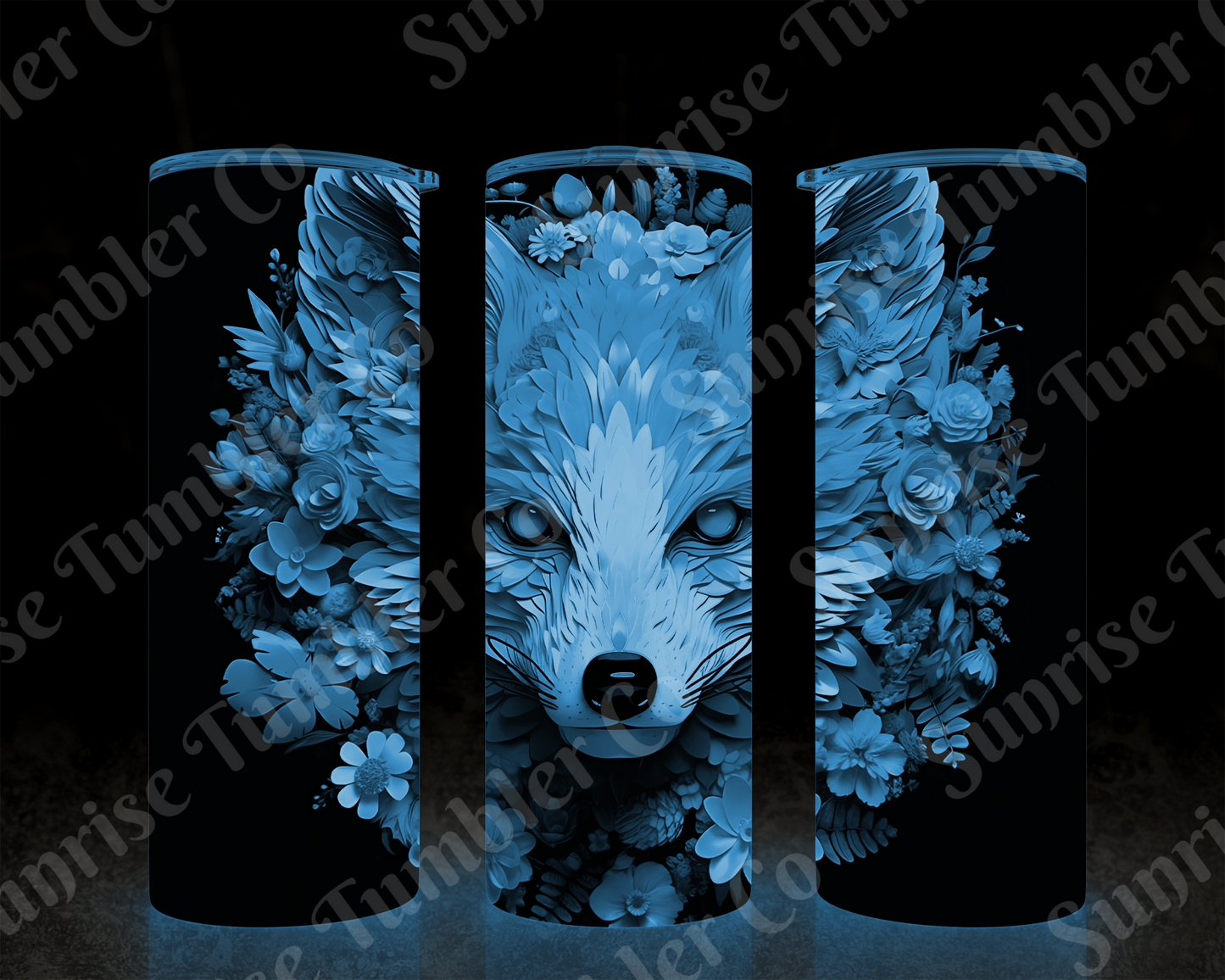 Fox Variety - 20 oz and 30 oz Tumbler (Glow In The Dark Option Available)