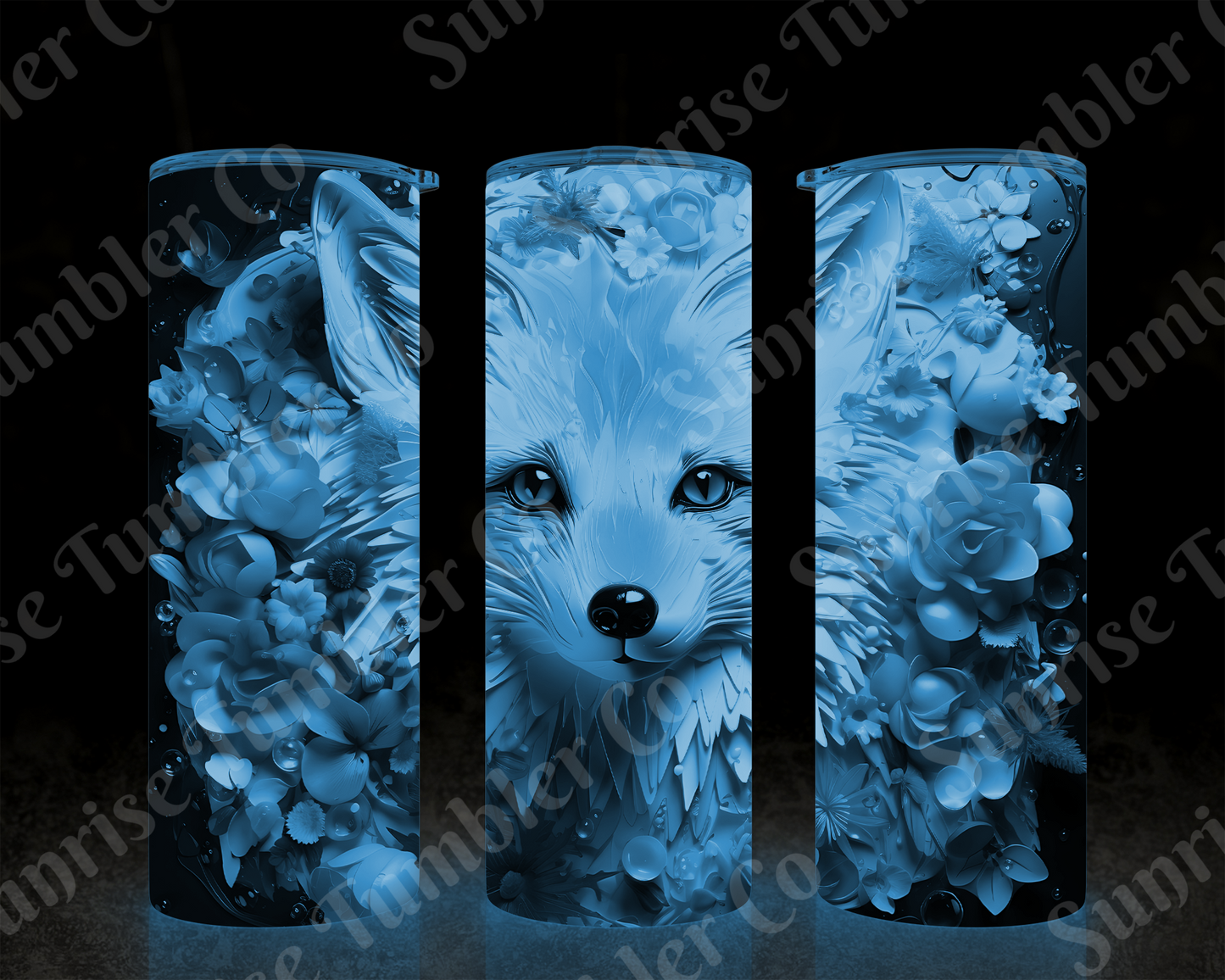 Fox Variety - 20 oz and 30 oz Tumbler (Glow In The Dark Option Available)