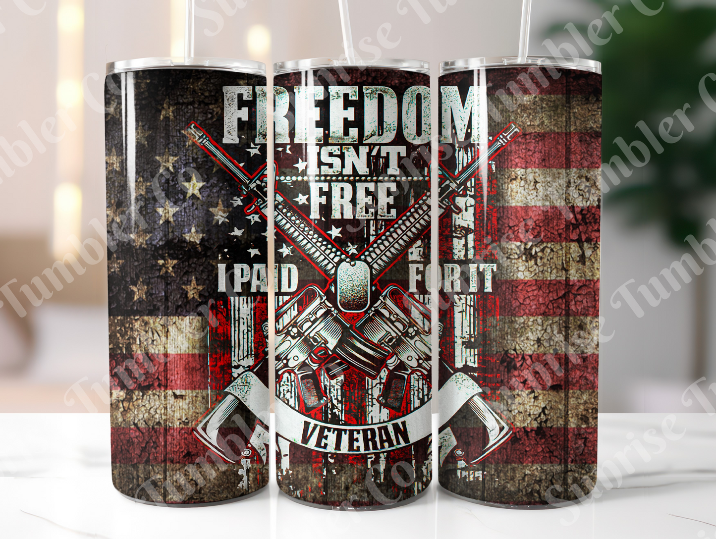 Military, Veteran & First Responders Variety Part 1 - 20oz and 30oz Tumblers (Glow In The Dark Green And Blue Available)