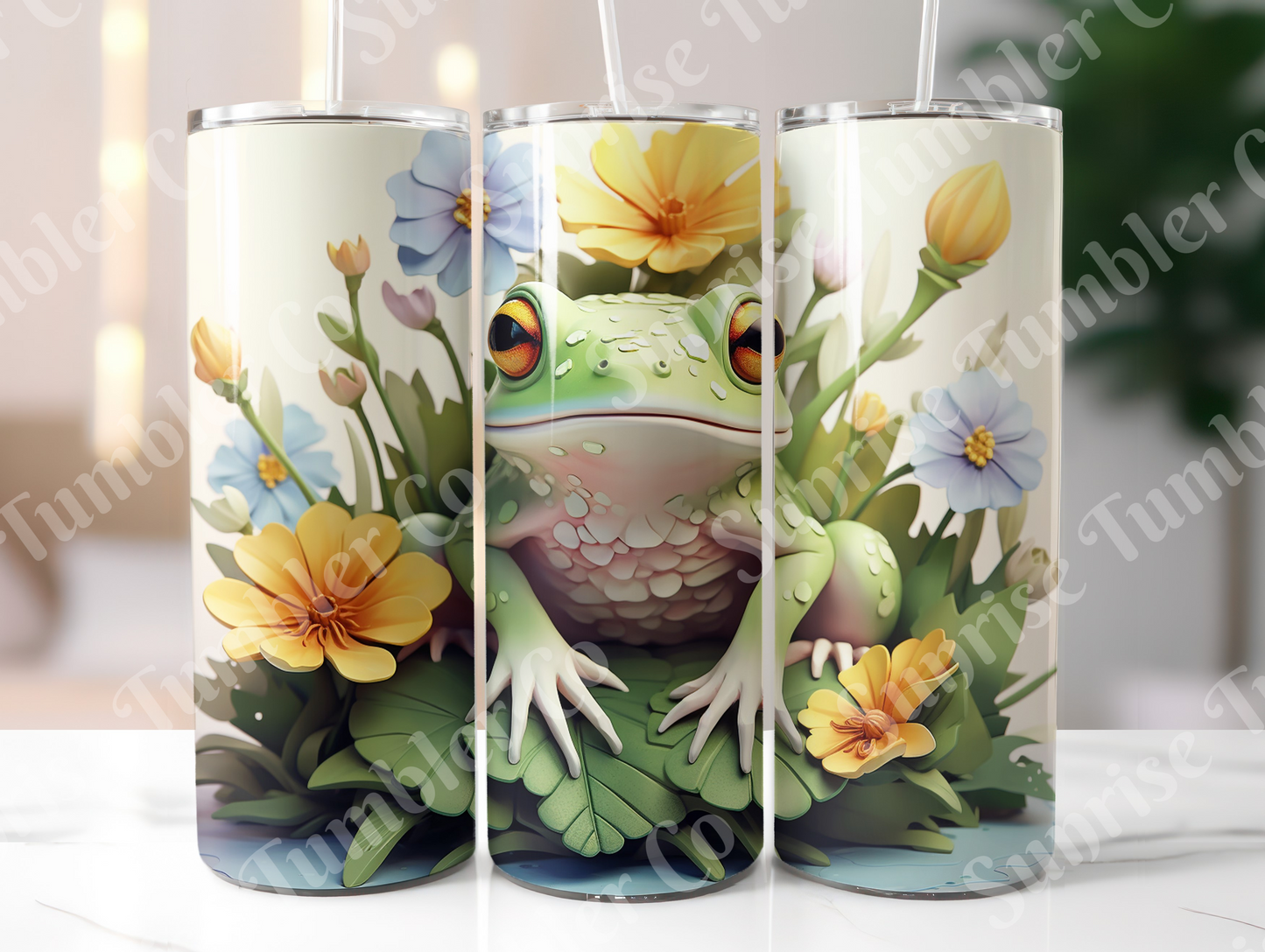 Frog Variety Part 2 - 20oz and 30oz Tumblers (Glow In The Dark Green And Blue Available)