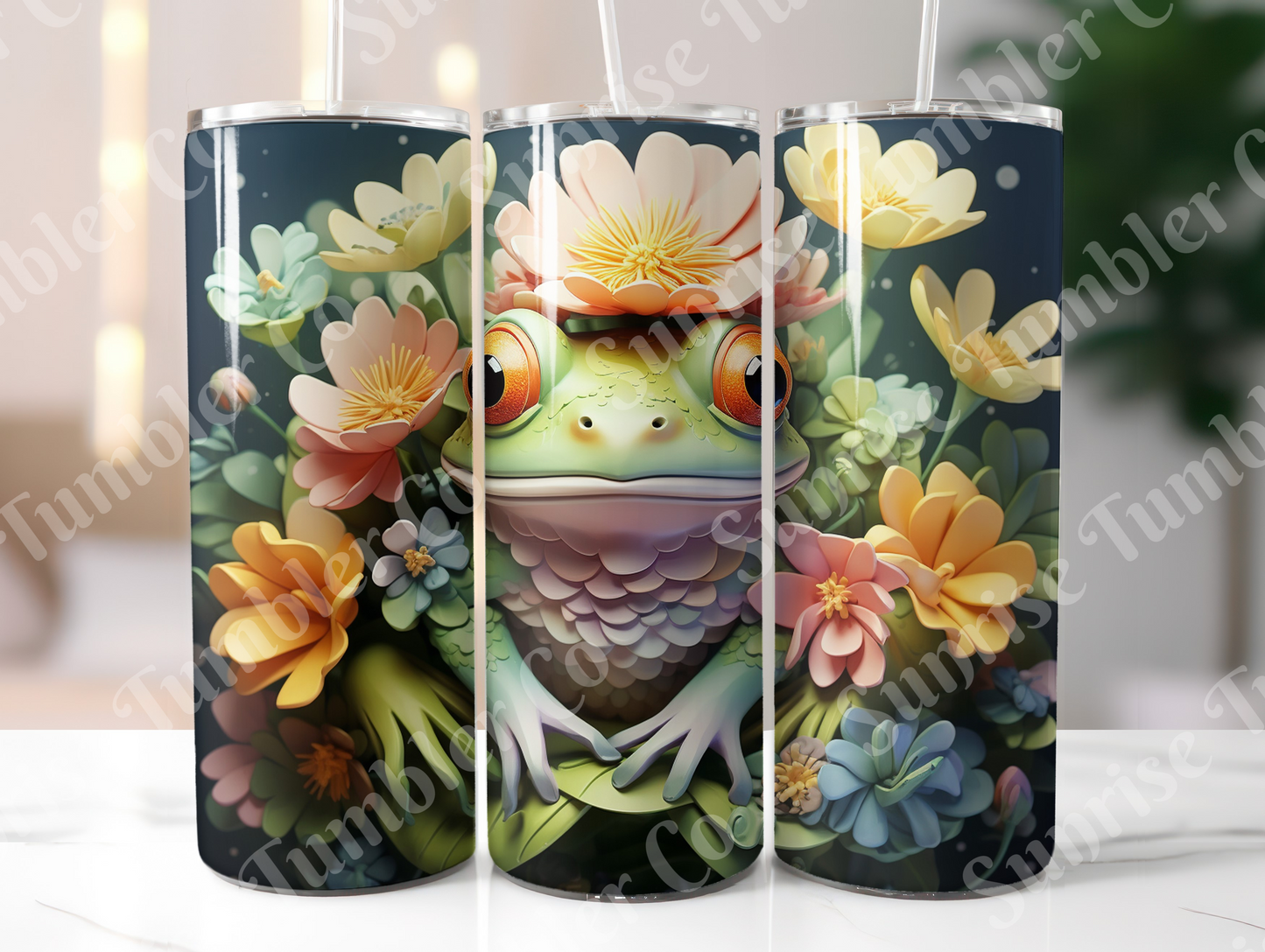 Frog Variety Part 2 - 20oz and 30oz Tumblers (Glow In The Dark Green And Blue Available)
