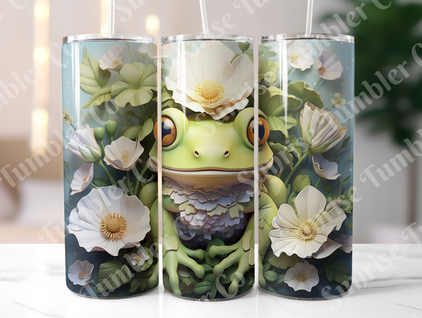 Frog Variety Part 2 - 20oz and 30oz Tumblers (Glow In The Dark Green And Blue Available)