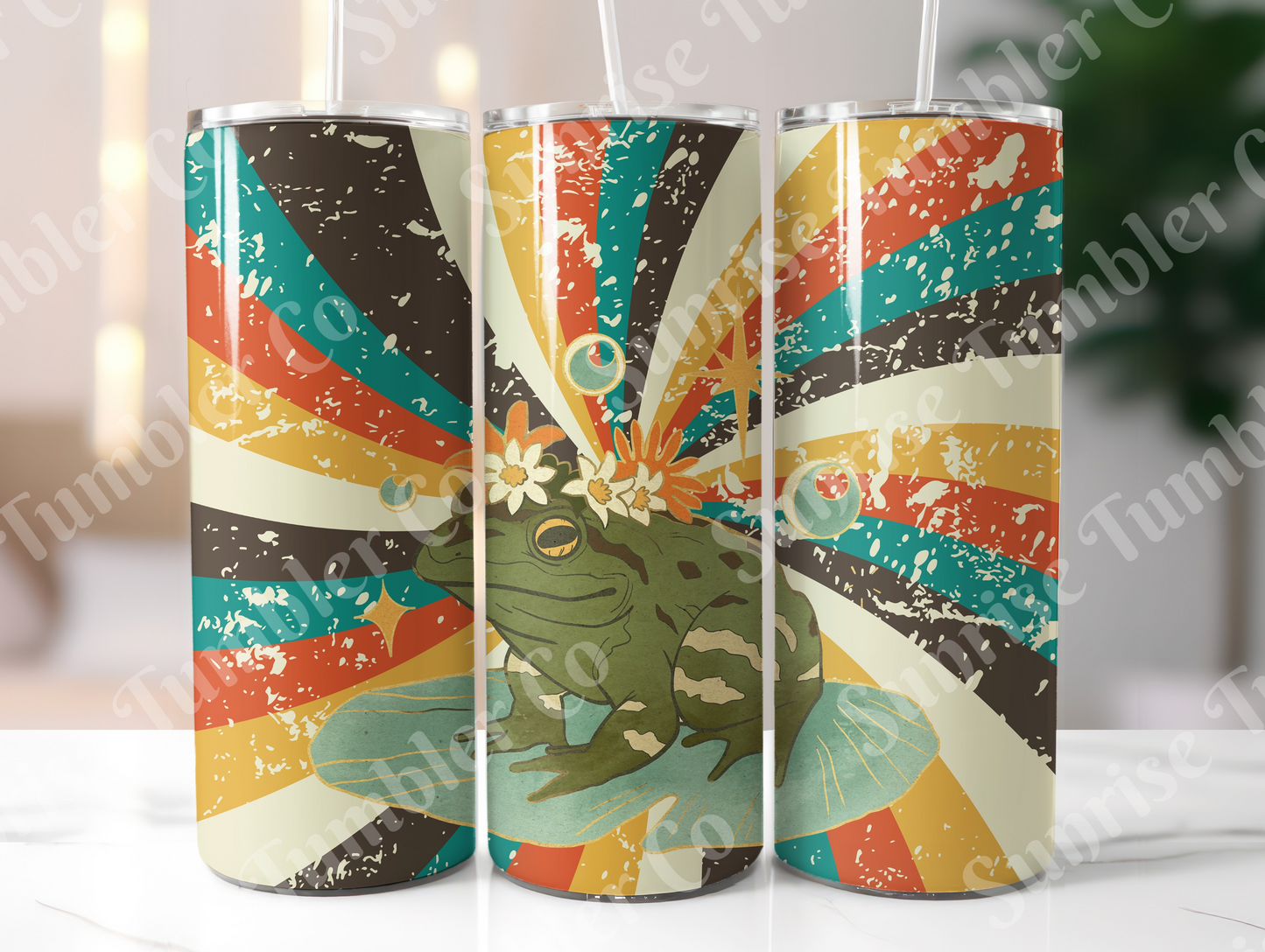 Frog Variety Part 1 - 20oz and 30oz Tumblers (Glow In The Dark Green And Blue Available)
