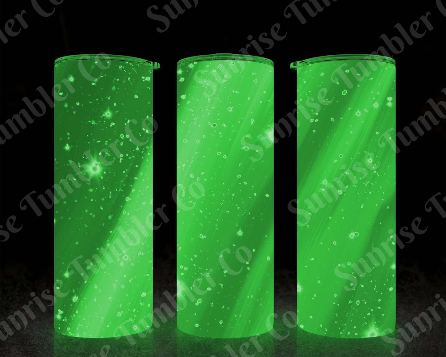 Galaxy and Northern Lights Variety - 20 oz and 30 oz Tumblers (Glow In The Dark Option Available)