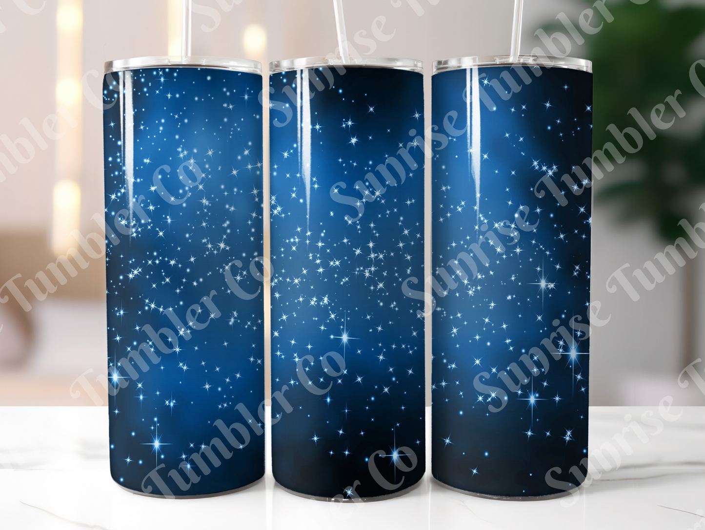 Galaxy and Northern Lights Variety - 20 oz and 30 oz Tumblers (Glow In The Dark Option Available)