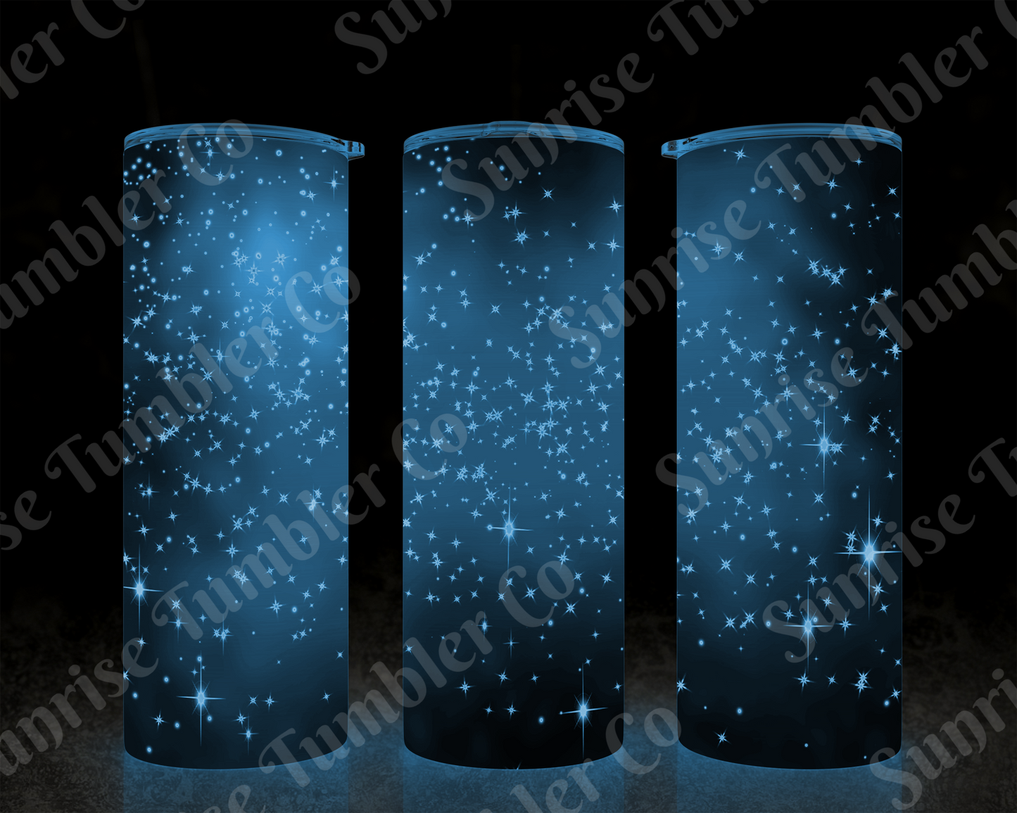 Galaxy and Northern Lights Variety - 20 oz and 30 oz Tumblers (Glow In The Dark Option Available)