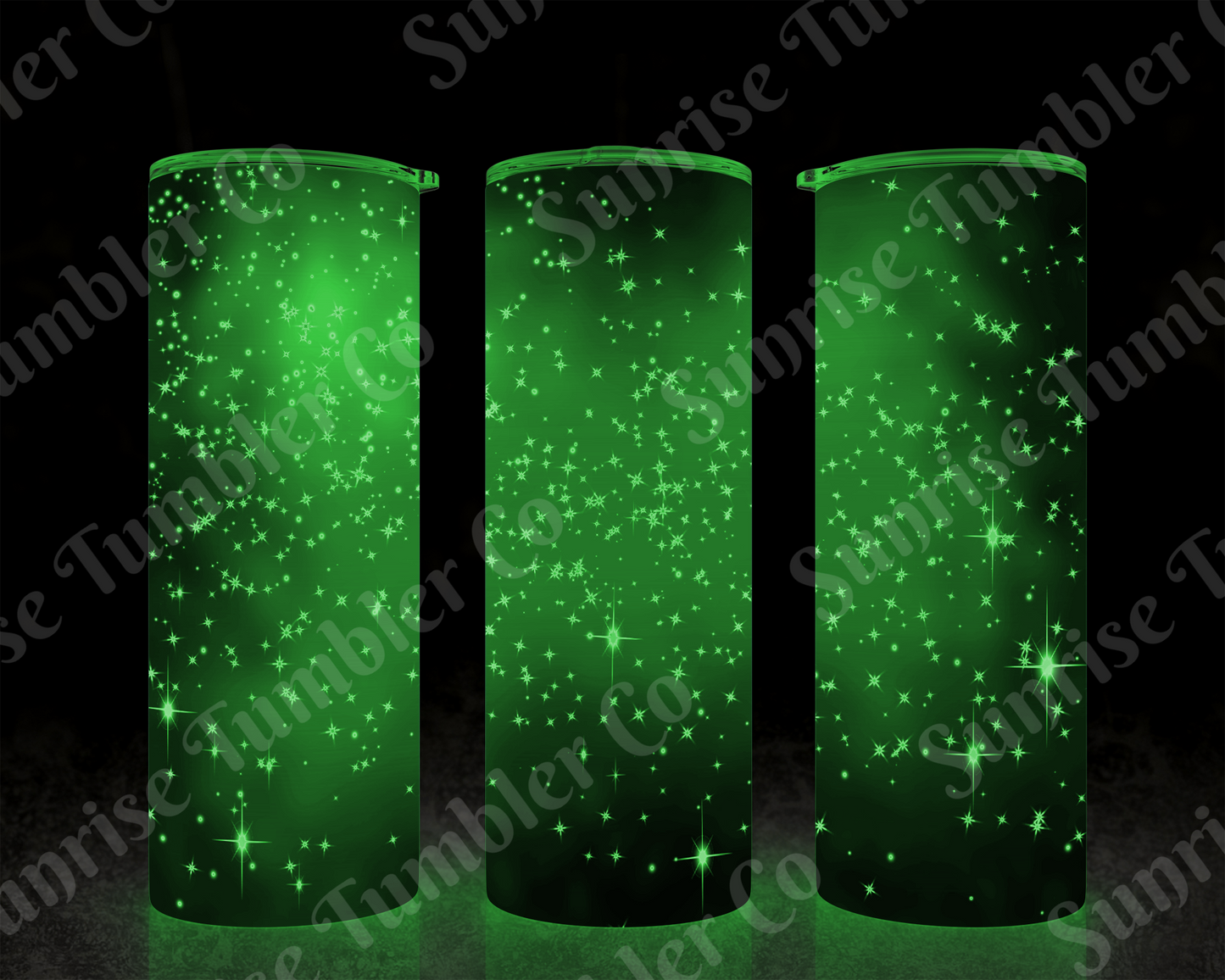 Galaxy and Northern Lights Variety - 20 oz and 30 oz Tumblers (Glow In The Dark Option Available)