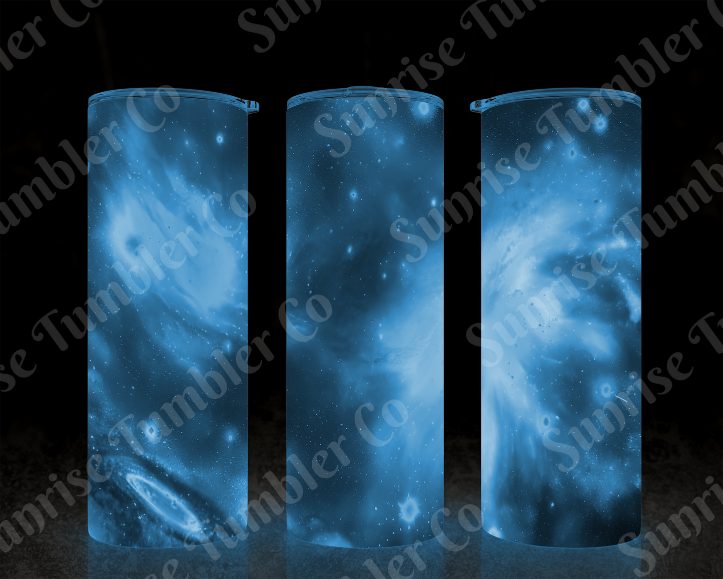 Galaxy and Northern Lights Variety - 20 oz and 30 oz Tumblers (Glow In The Dark Option Available)