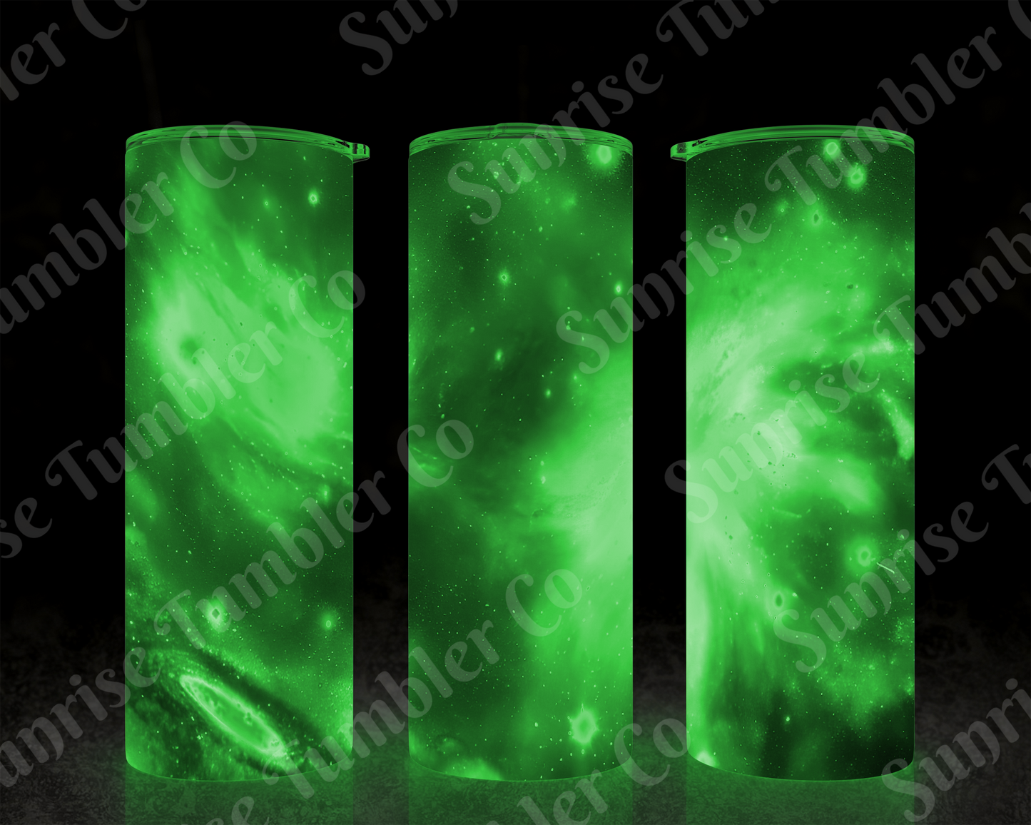 Galaxy and Northern Lights Variety - 20 oz and 30 oz Tumblers (Glow In The Dark Option Available)