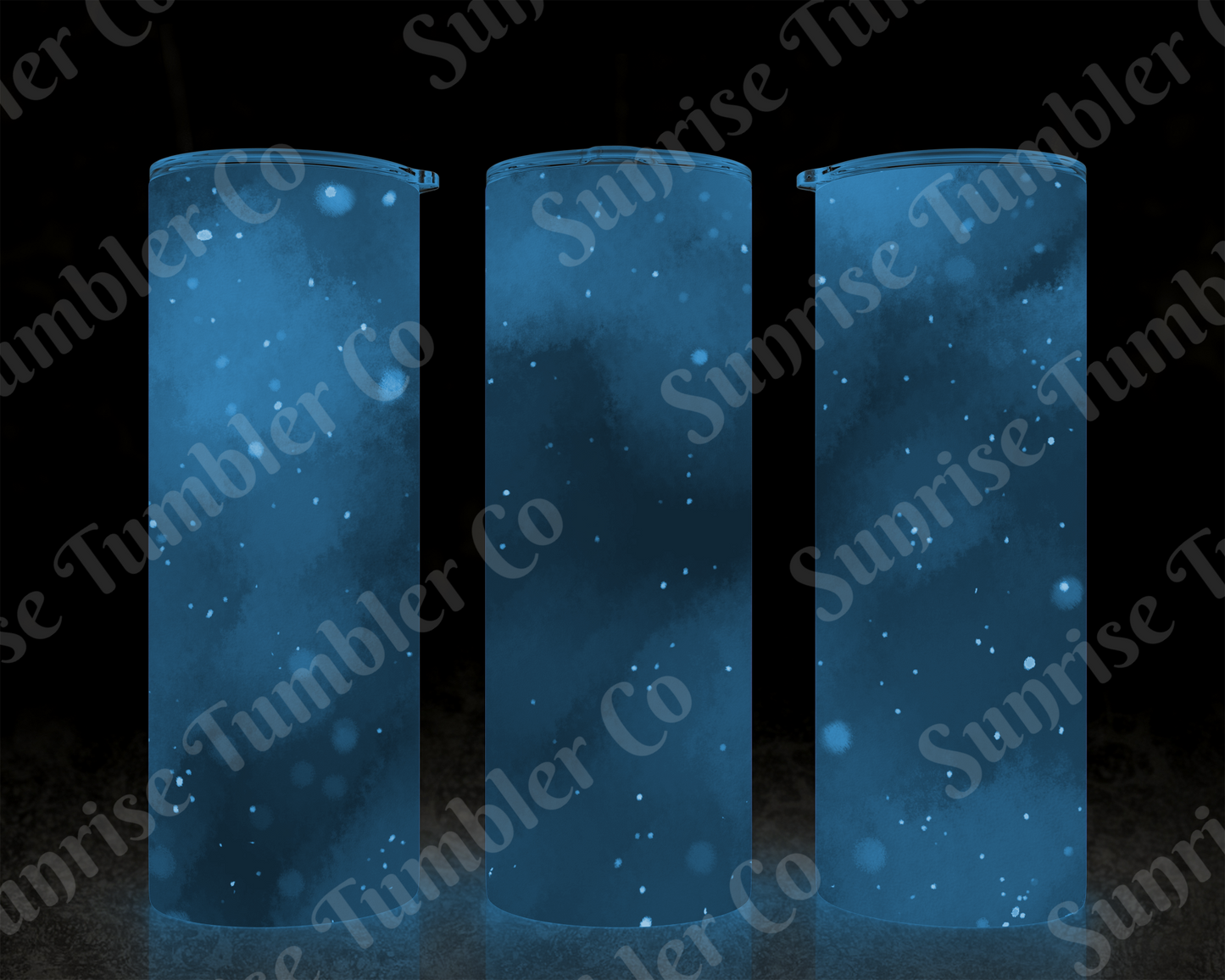 Galaxy and Northern Lights Variety - 20 oz and 30 oz Tumblers (Glow In The Dark Option Available)