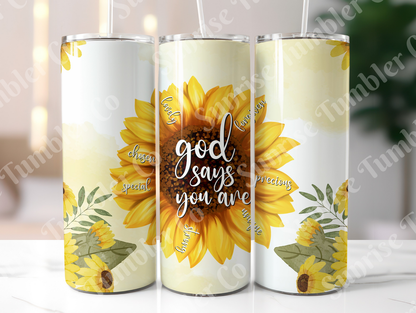 Faith Quotes Variety - 20 oz and 30 oz Tumblers (Glow In The Dark Options Available)