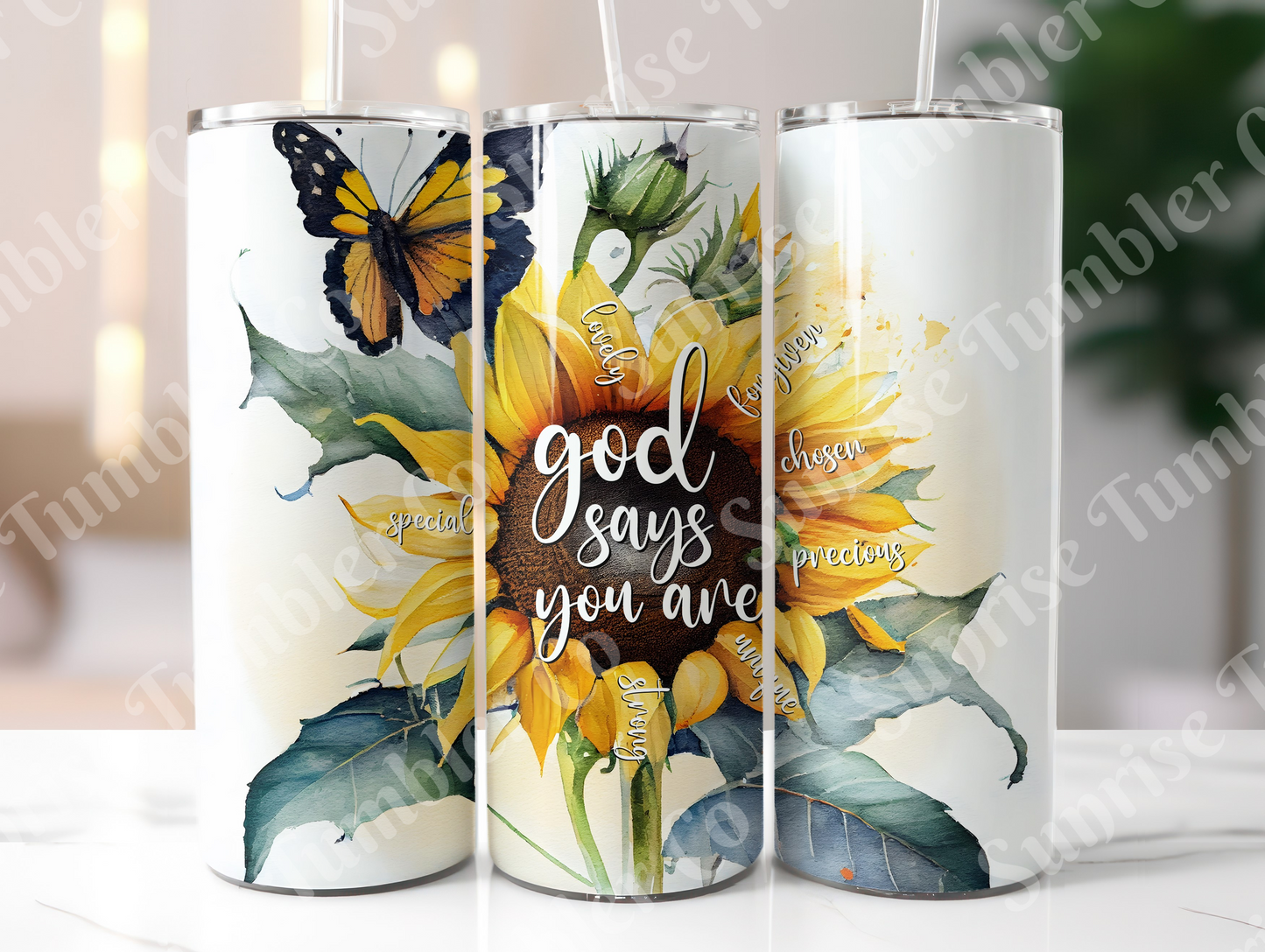Faith Quotes Variety - 20 oz and 30 oz Tumblers (Glow In The Dark Options Available)