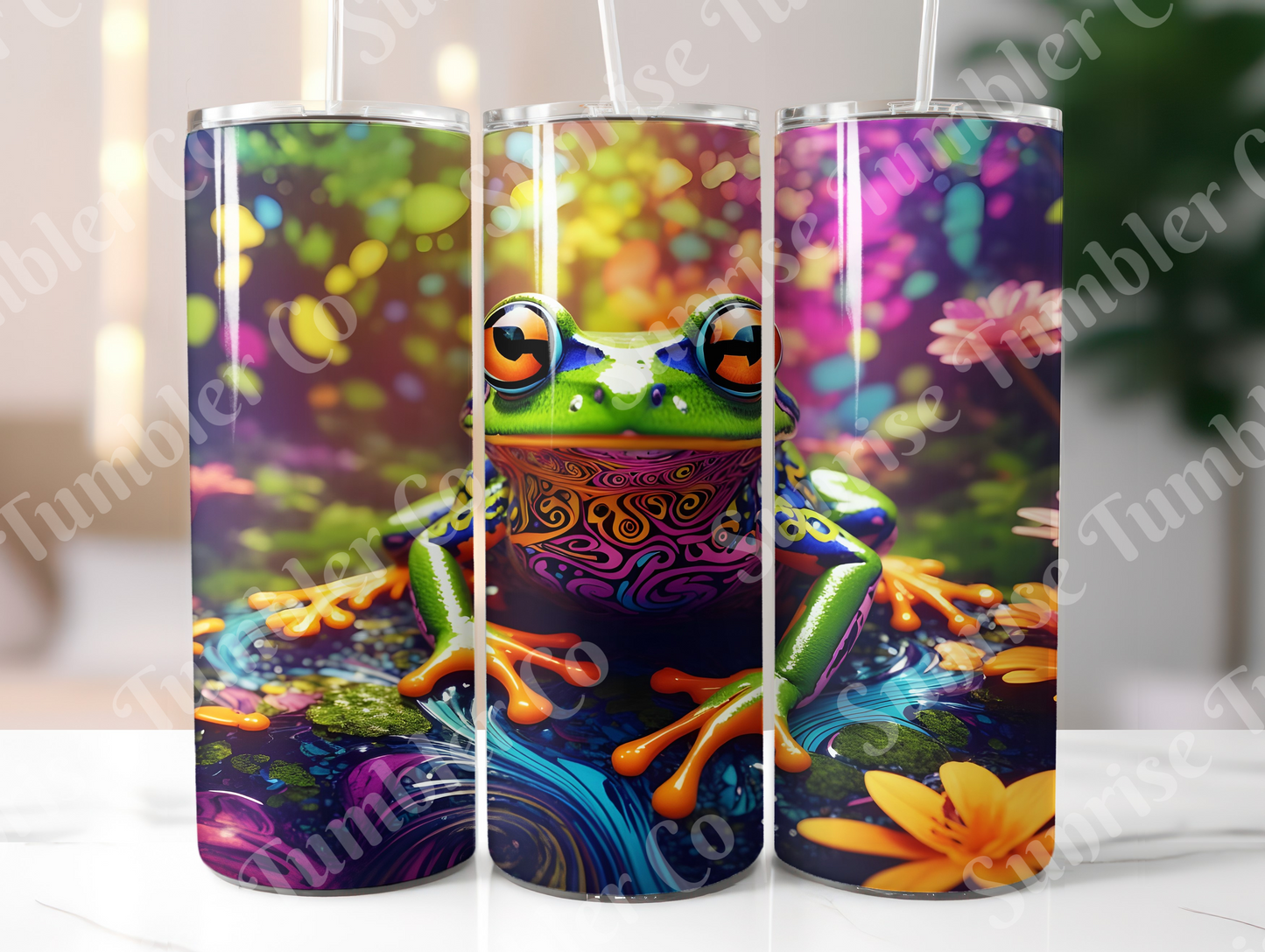 Frog Variety Part 2 - 20oz and 30oz Tumblers (Glow In The Dark Green And Blue Available)
