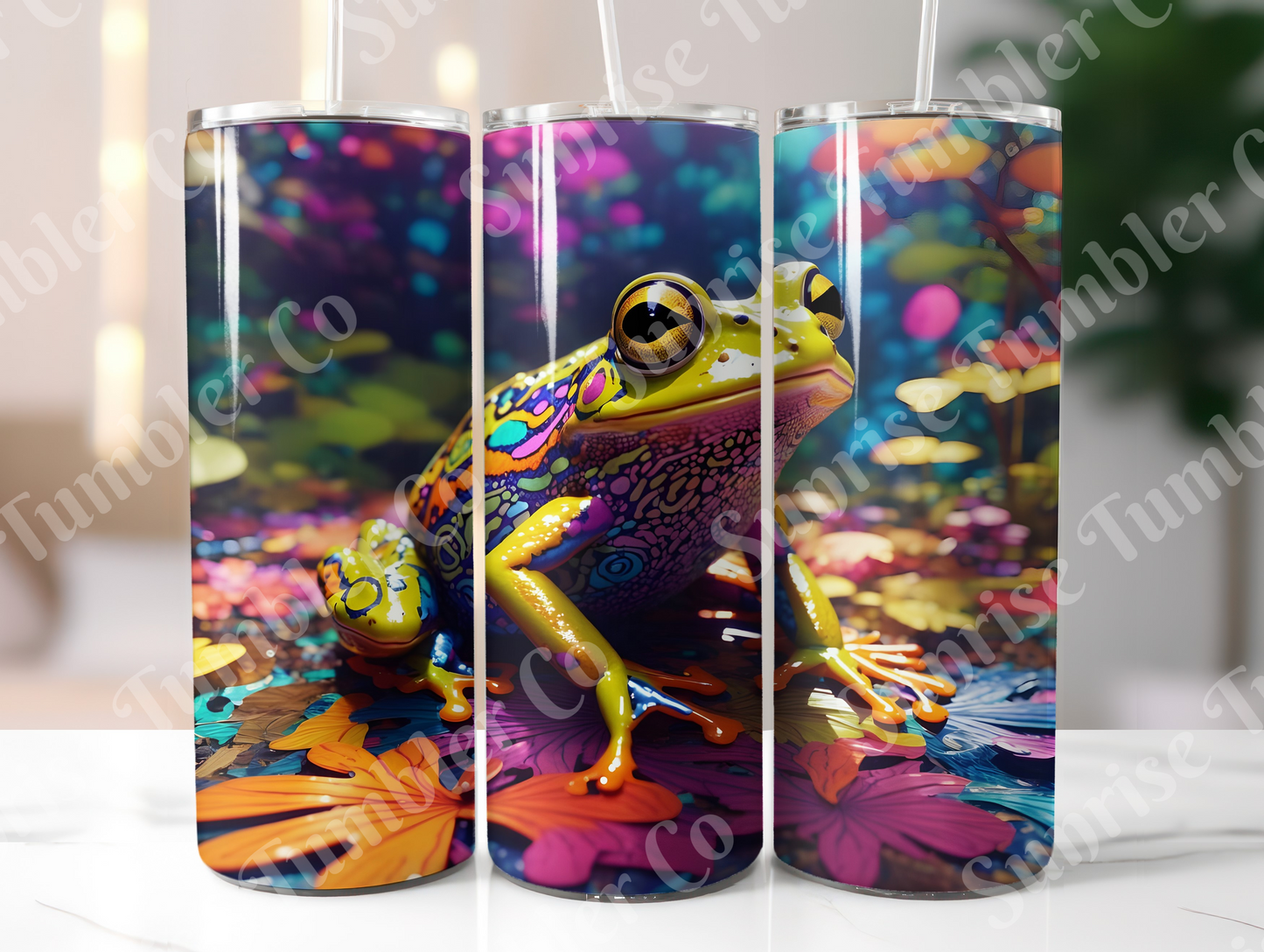 Frog Variety Part 2 - 20oz and 30oz Tumblers (Glow In The Dark Green And Blue Available)