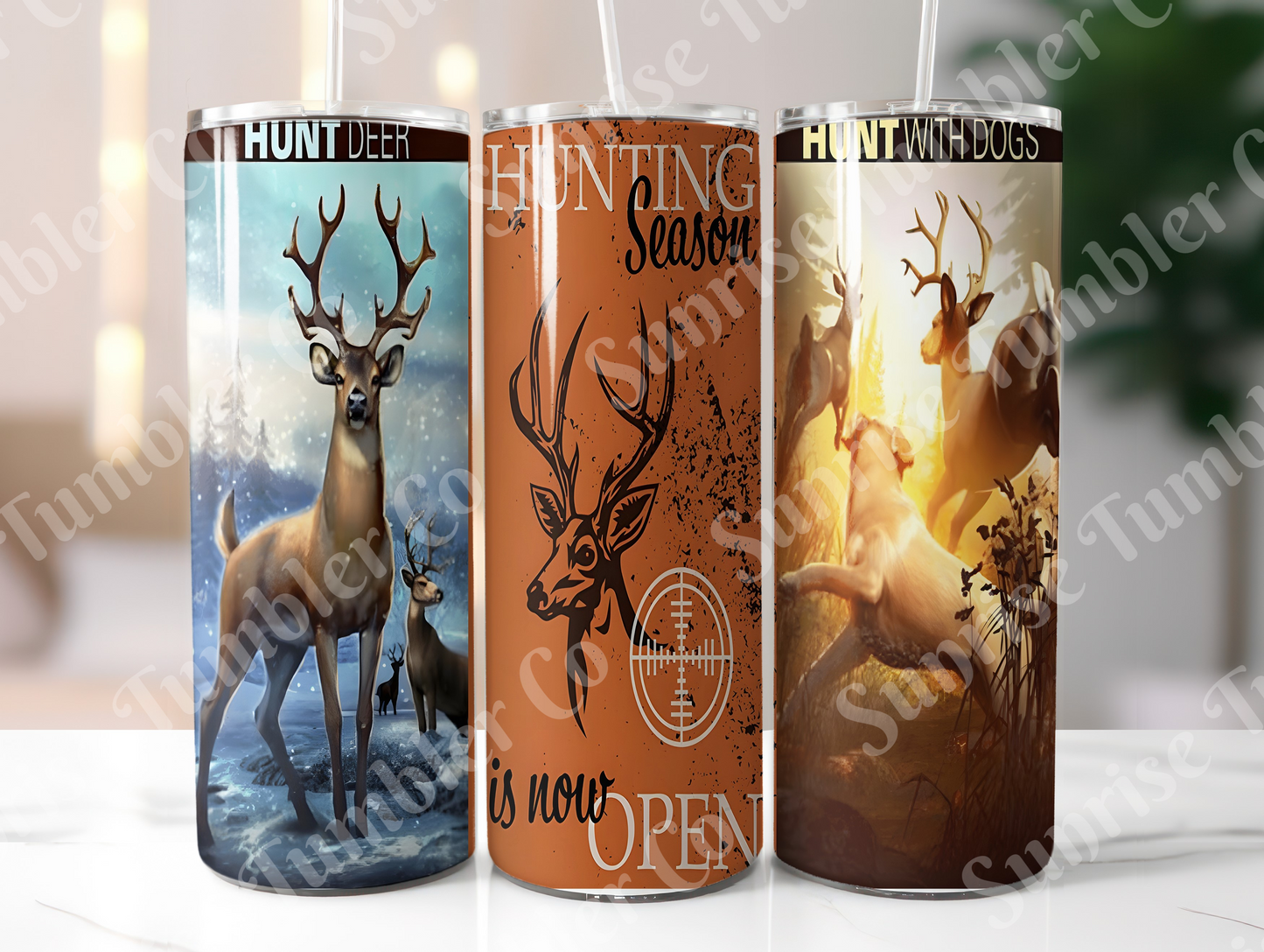 Hunting Variety Part 2 - 20oz and 30oz Tumblers (Glow In The Dark Green And Blue Available)