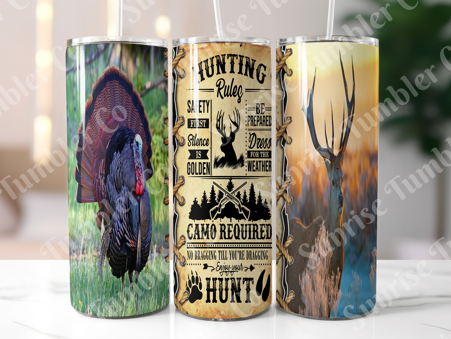 Hunting Variety Part 3 - 20oz and 30oz Tumblers (Glow In The Dark Green And Blue Available)
