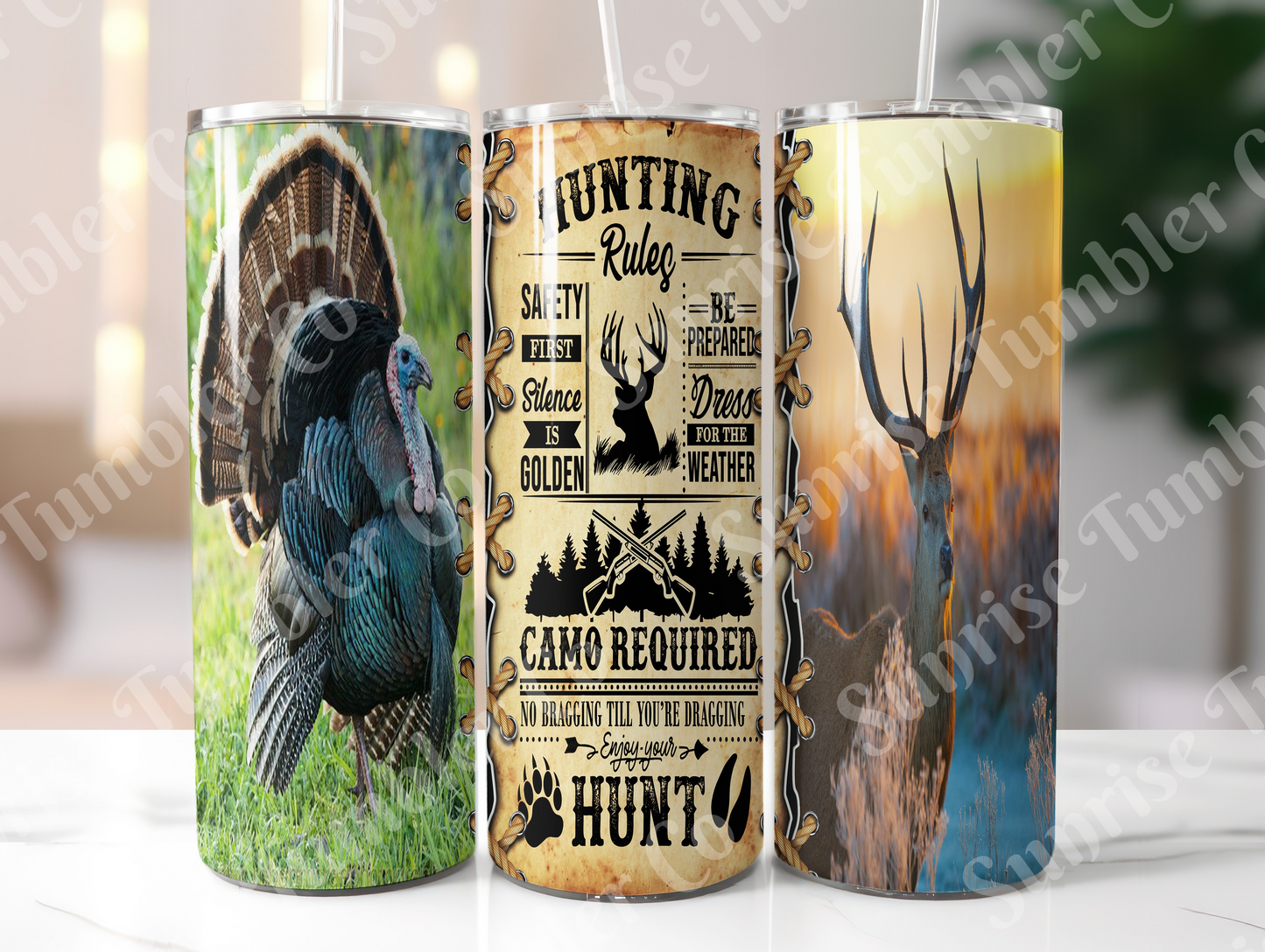 Hunting Variety Part 3 - 20oz and 30oz Tumblers (Glow In The Dark Green And Blue Available)