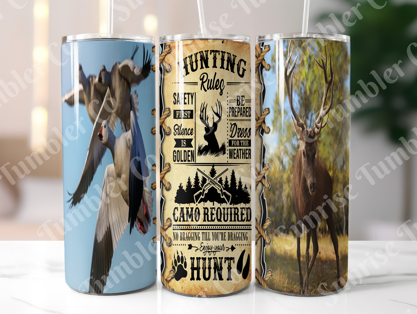 Hunting Variety Part 3 - 20oz and 30oz Tumblers (Glow In The Dark Green And Blue Available)