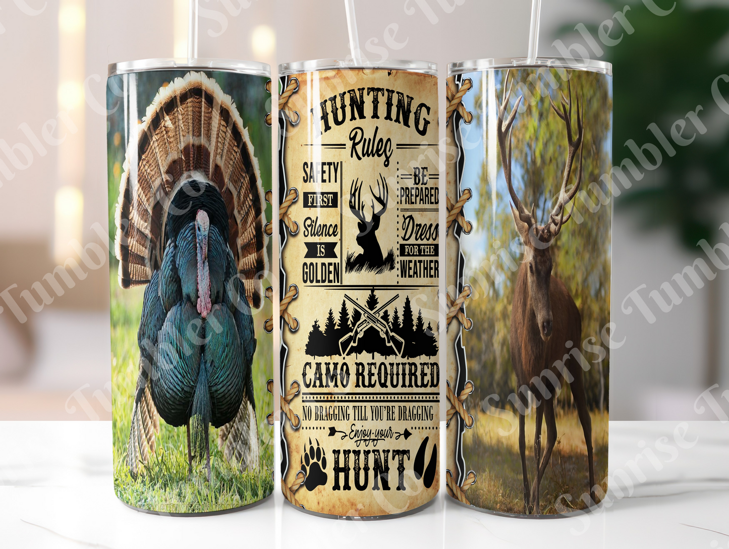 Hunting Variety Part 3 - 20oz and 30oz Tumblers (Glow In The Dark Green And Blue Available)