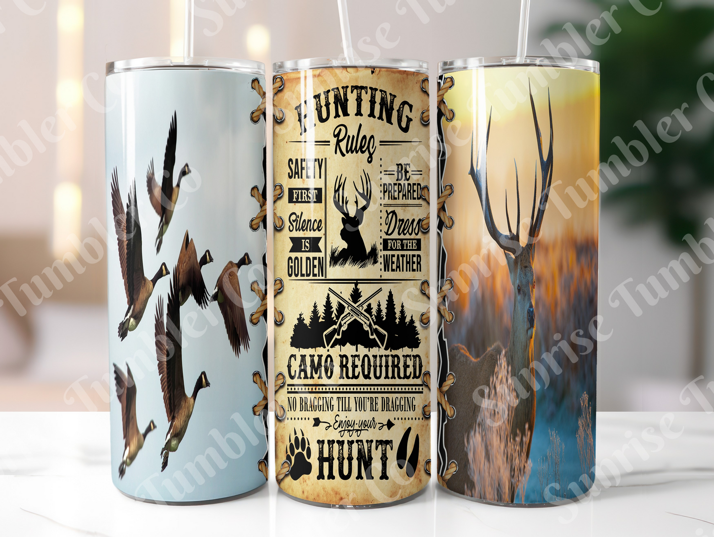 Hunting Variety Part 3 - 20oz and 30oz Tumblers (Glow In The Dark Green And Blue Available)