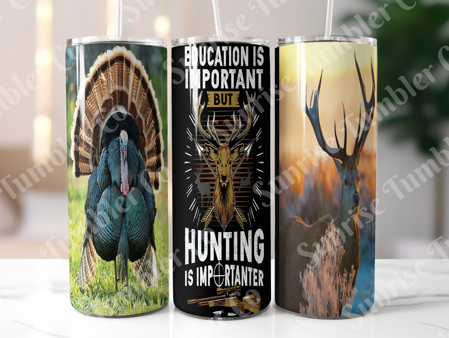 Hunting Variety Part 2 - 20oz and 30oz Tumblers (Glow In The Dark Green And Blue Available)