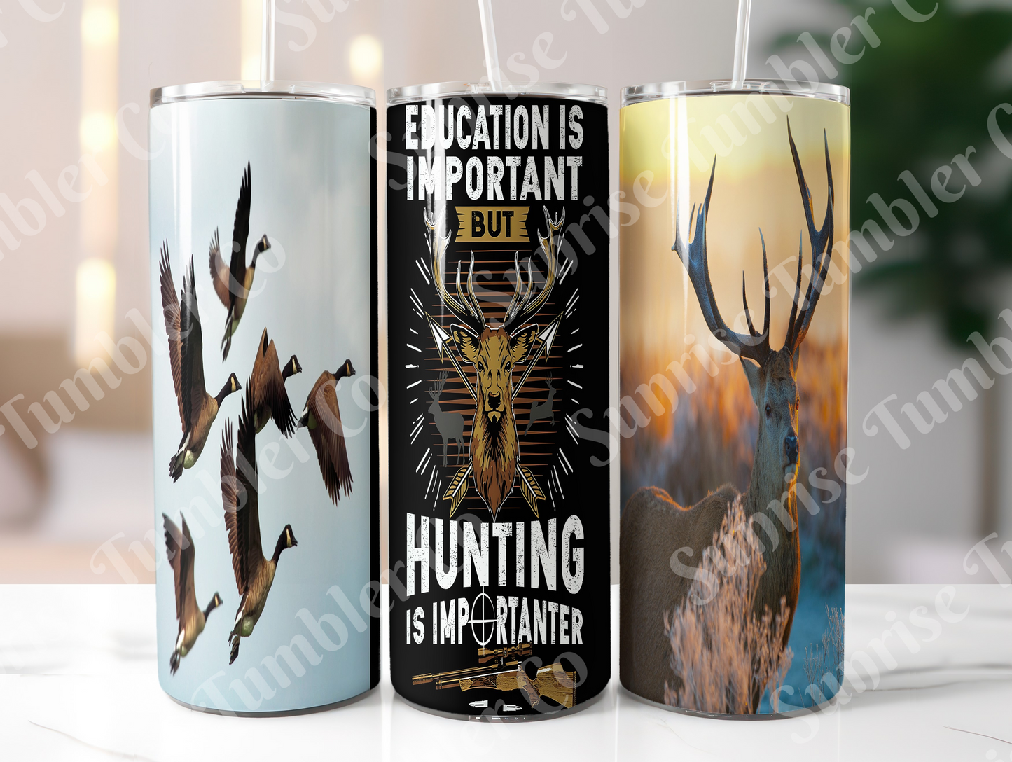 Hunting Variety Part 2 - 20oz and 30oz Tumblers (Glow In The Dark Green And Blue Available)