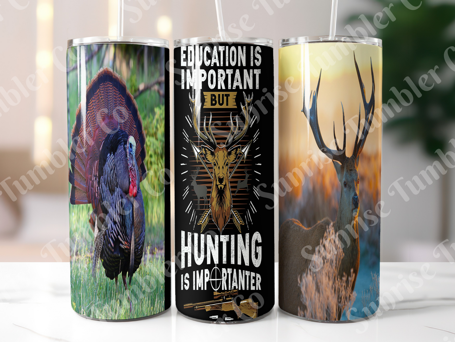 Hunting Variety Part 2 - 20oz and 30oz Tumblers (Glow In The Dark Green And Blue Available)