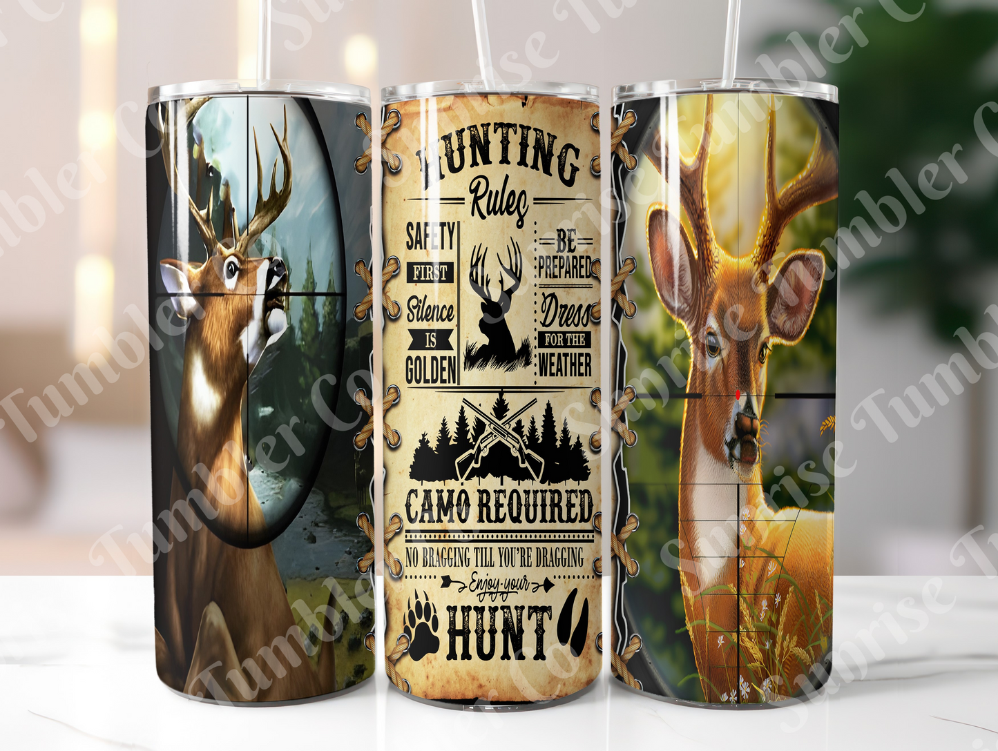 Hunting Variety Part 2 - 20oz and 30oz Tumblers (Glow In The Dark Green And Blue Available)