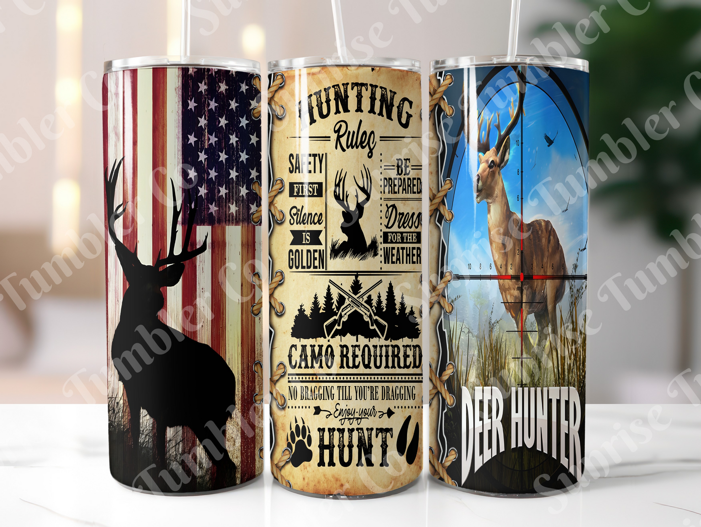 Hunting Variety Part 2 - 20oz and 30oz Tumblers (Glow In The Dark Green And Blue Available)