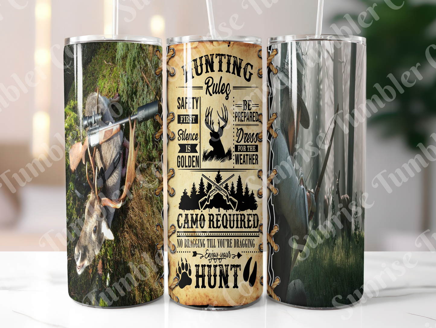Hunting Variety Part 2 - 20oz and 30oz Tumblers (Glow In The Dark Green And Blue Available)