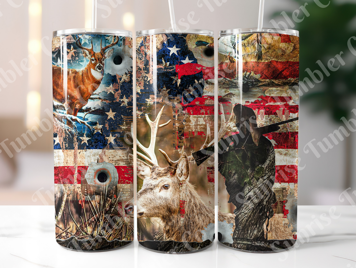 Hunting Variety Part 3 - 20oz and 30oz Tumblers (Glow In The Dark Green And Blue Available)