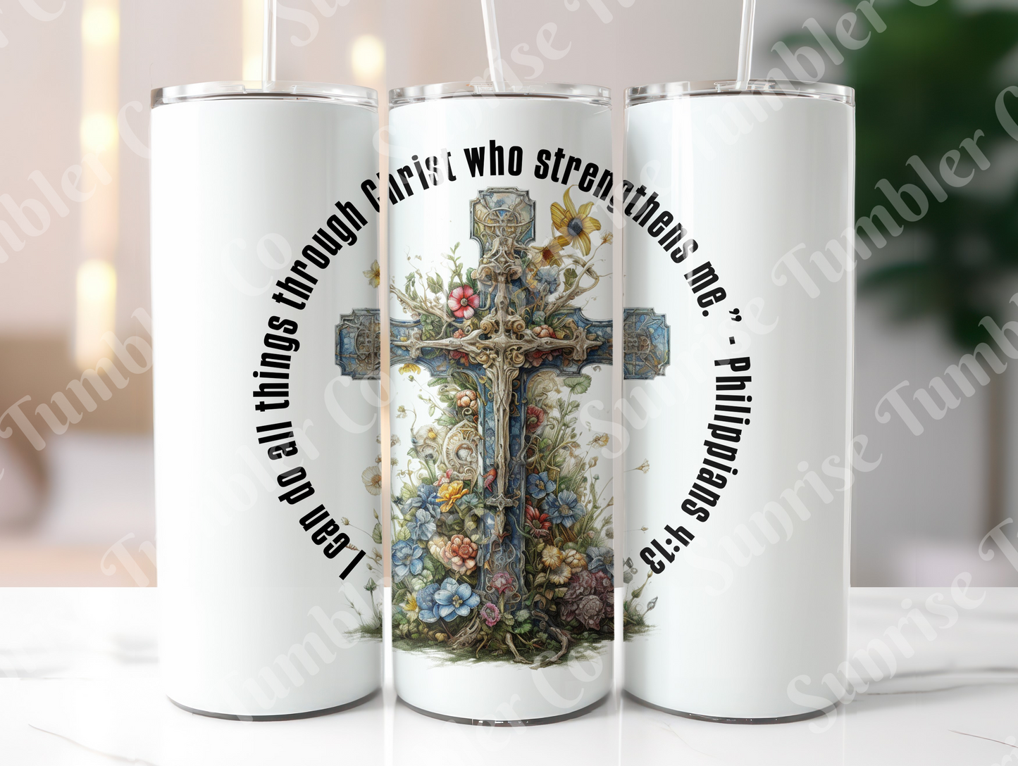 Faith Quotes Variety - 20 oz and 30 oz Tumblers (Glow In The Dark Options Available)
