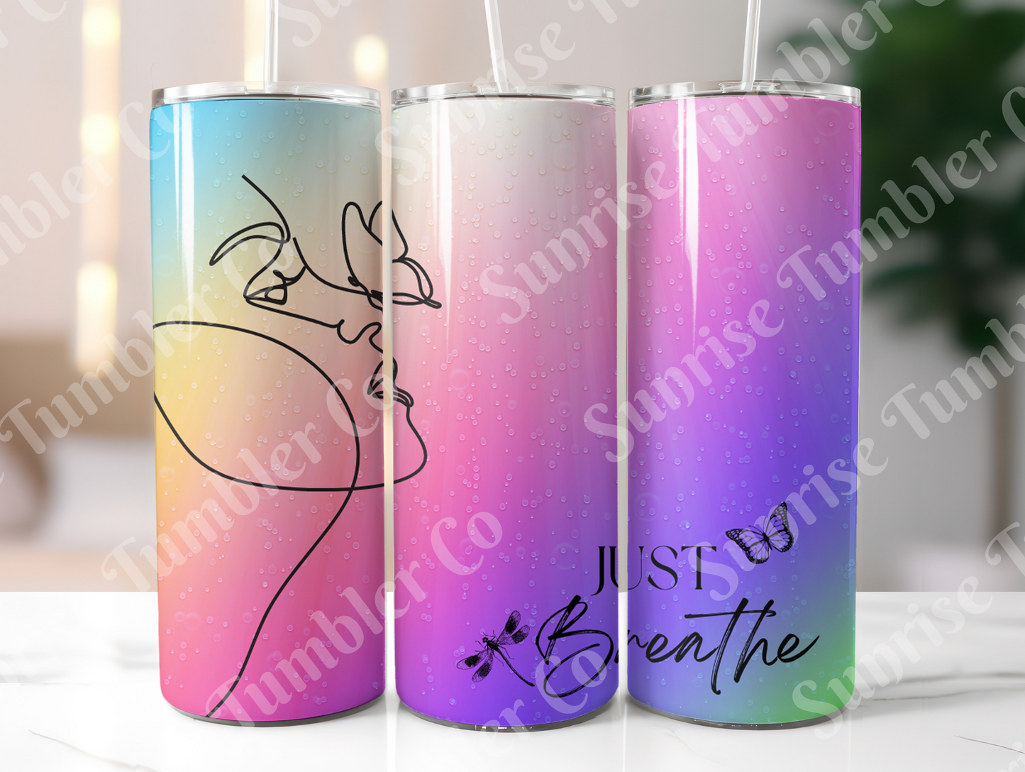 Positive and Inspirational Sayings Variety Part 3 - 20 oz and 30 oz Tumblers (Glow In The Dark Options Available)