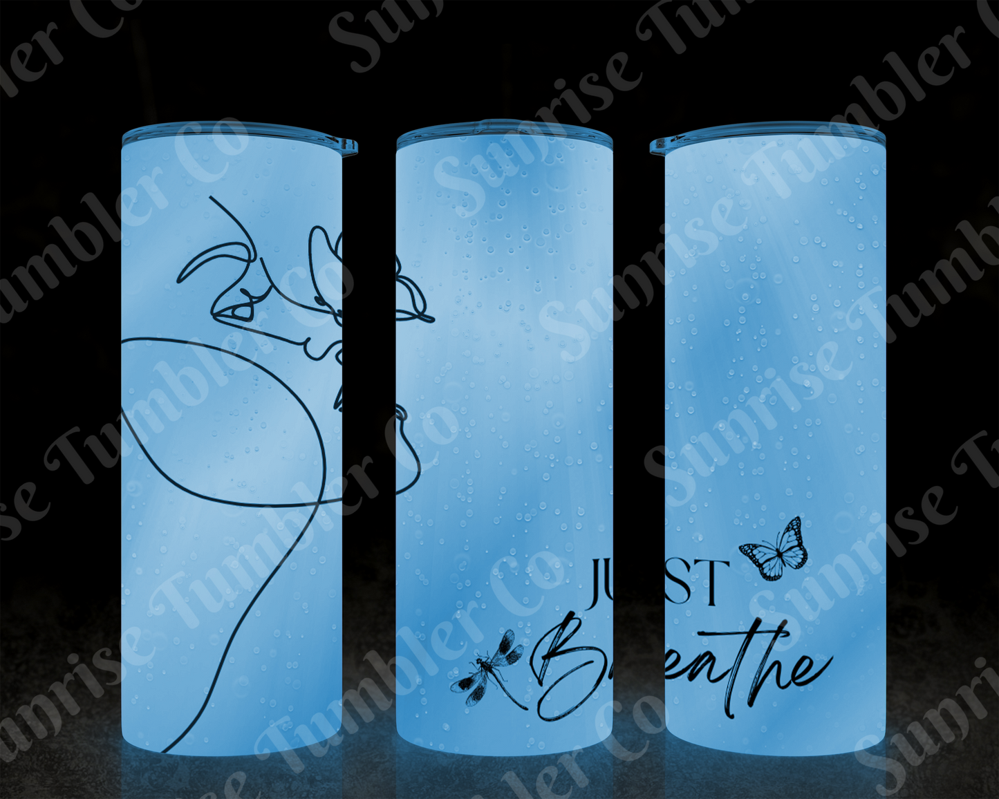 Positive and Inspirational Sayings Variety Part 3 - 20 oz and 30 oz Tumblers (Glow In The Dark Options Available)