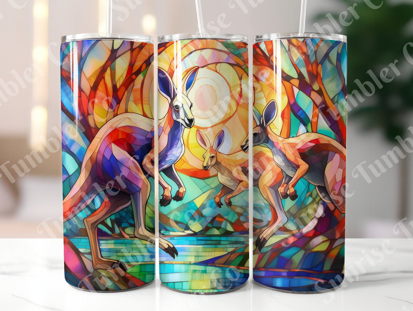 Kangaroo Variety - 20oz and 30oz Tumblers (Glow In The Dark Green And Blue Available)