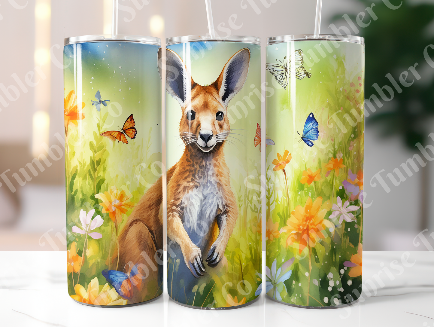 Kangaroo Variety - 20oz and 30oz Tumblers (Glow In The Dark Green And Blue Available)