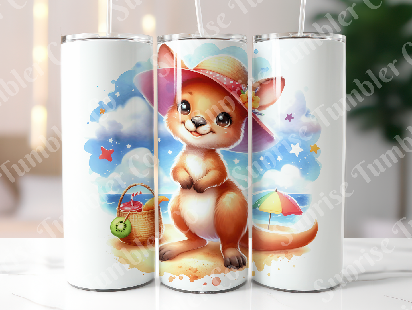 Kangaroo Variety - 20oz and 30oz Tumblers (Glow In The Dark Green And Blue Available)