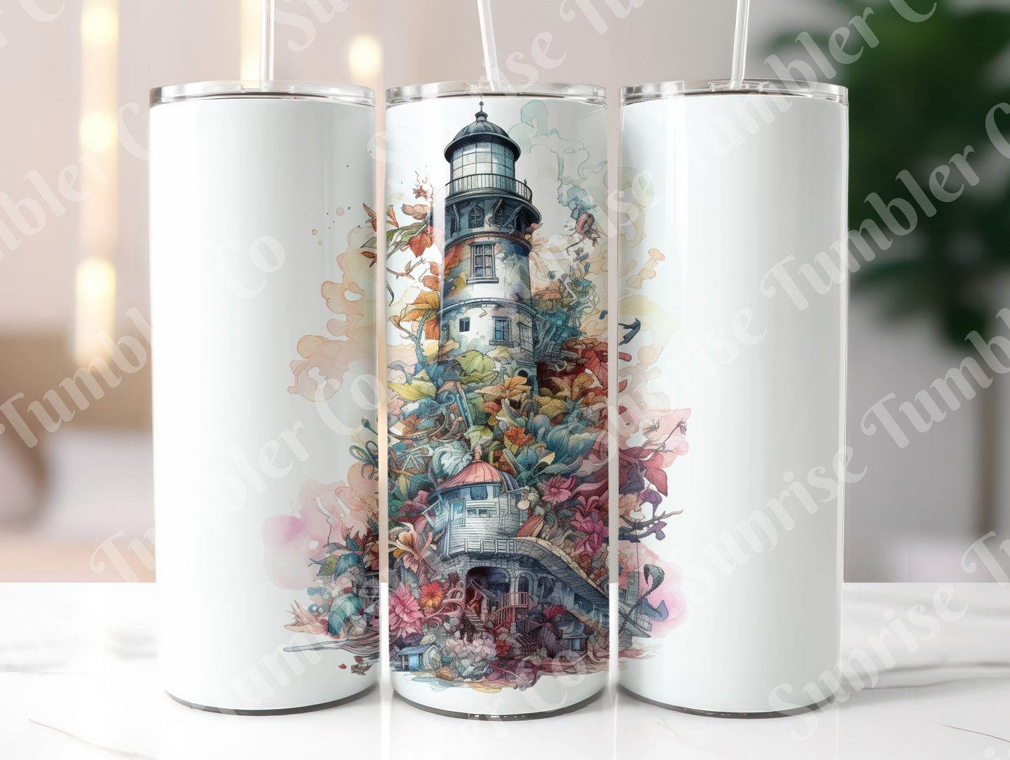 Lighthouse Variety Part 3 - 20oz and 30oz Tumblers (Glow In The Dark Green And Blue Available)