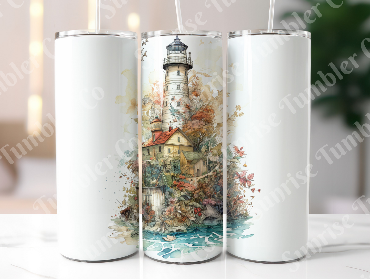 Lighthouse Variety Part 3 - 20oz and 30oz Tumblers (Glow In The Dark Green And Blue Available)