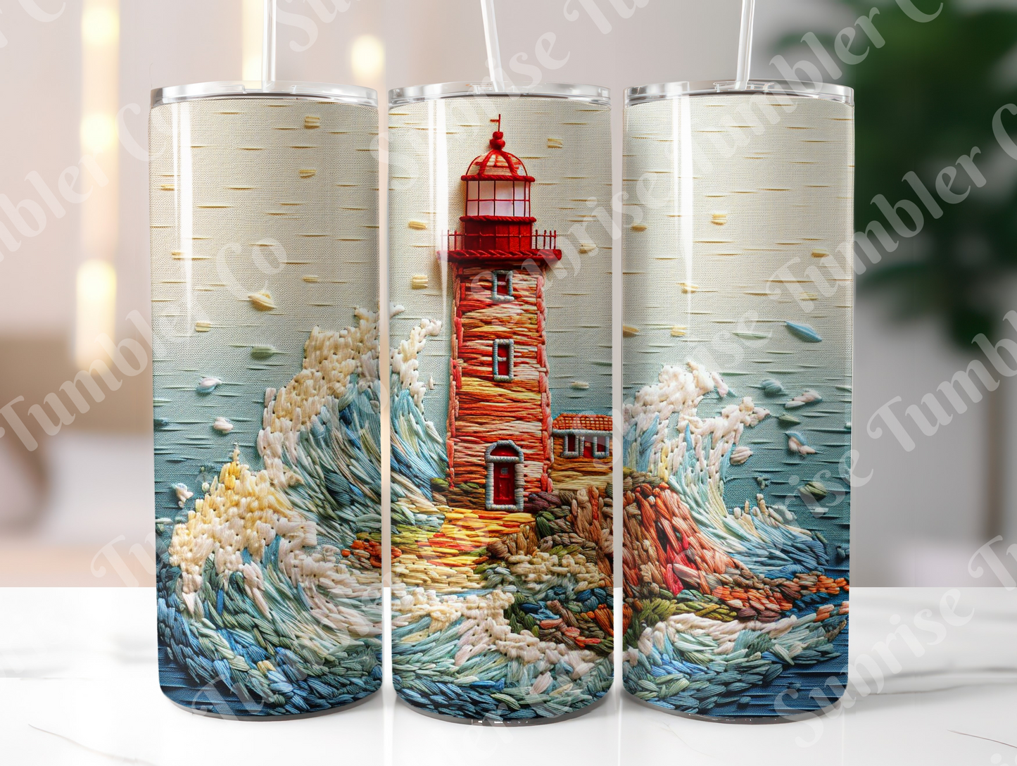 Lighthouse Variety Part 1 - 20oz and 30oz Tumblers (Glow In The Dark Green And Blue Available)