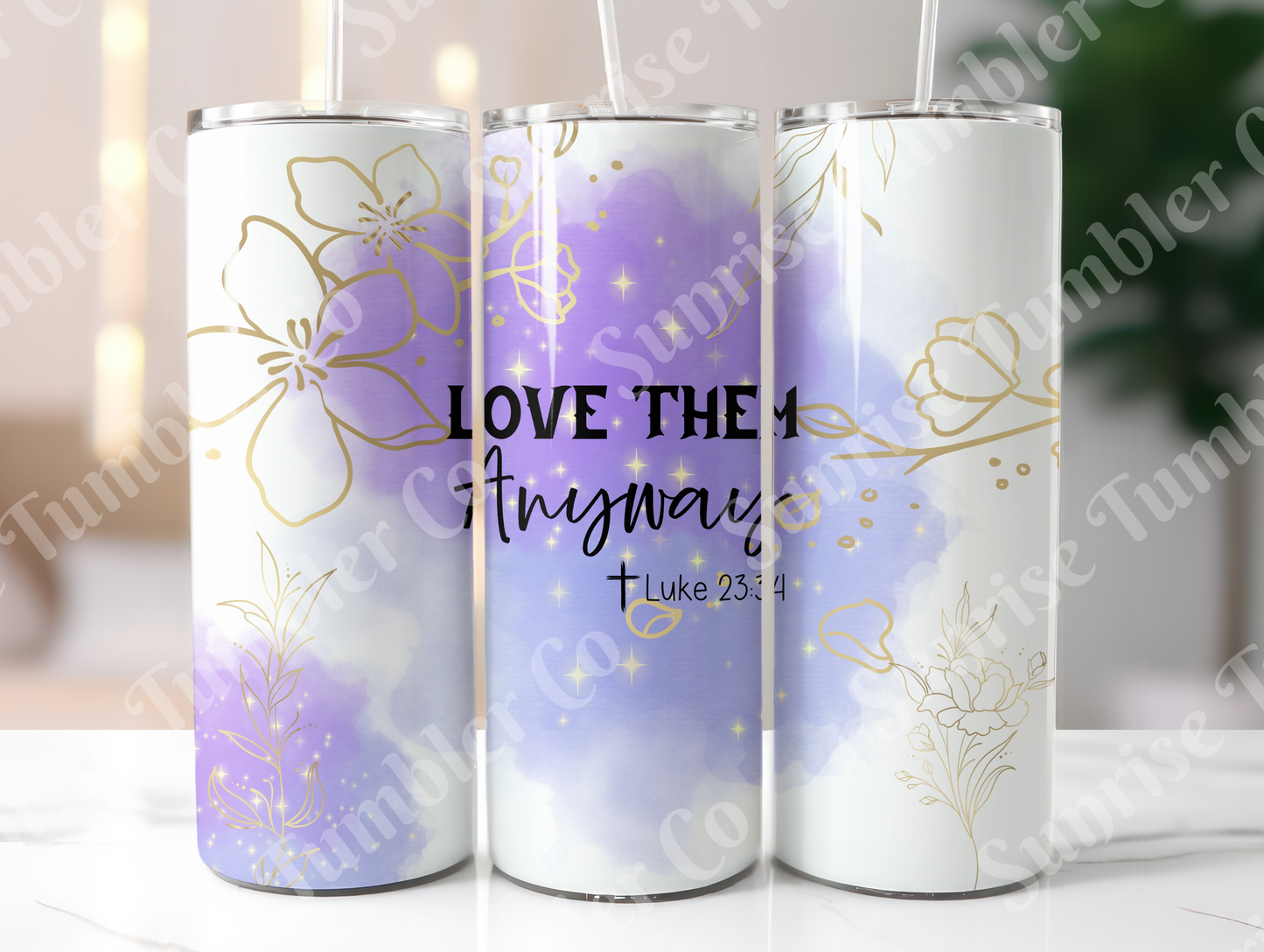 Faith Quotes Variety - 20 oz and 30 oz Tumblers (Glow In The Dark Options Available)