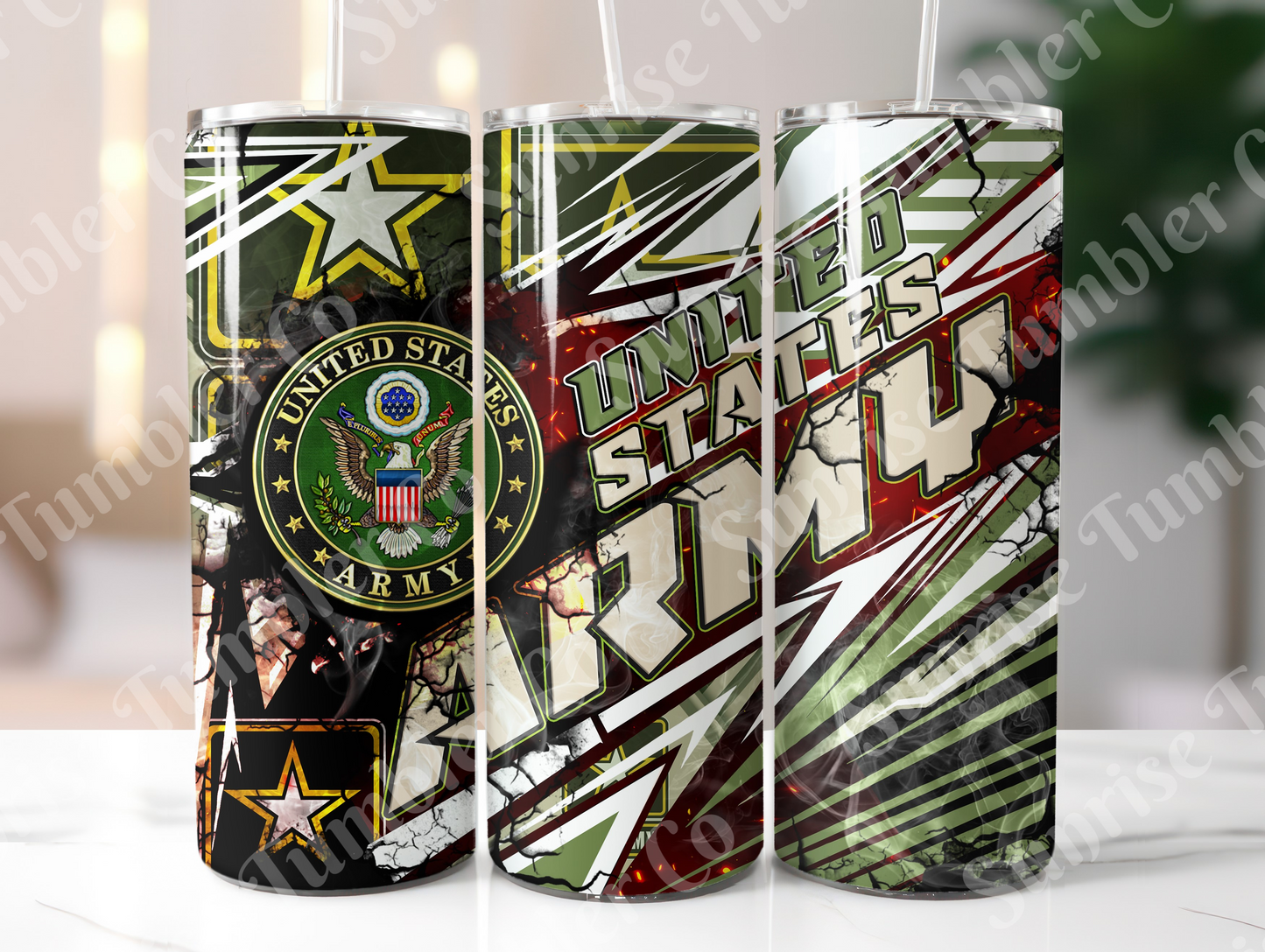 Military, Veteran & First Responders Variety Part 2 - 20oz and 30oz Tumblers (Glow In The Dark Green And Blue Available)