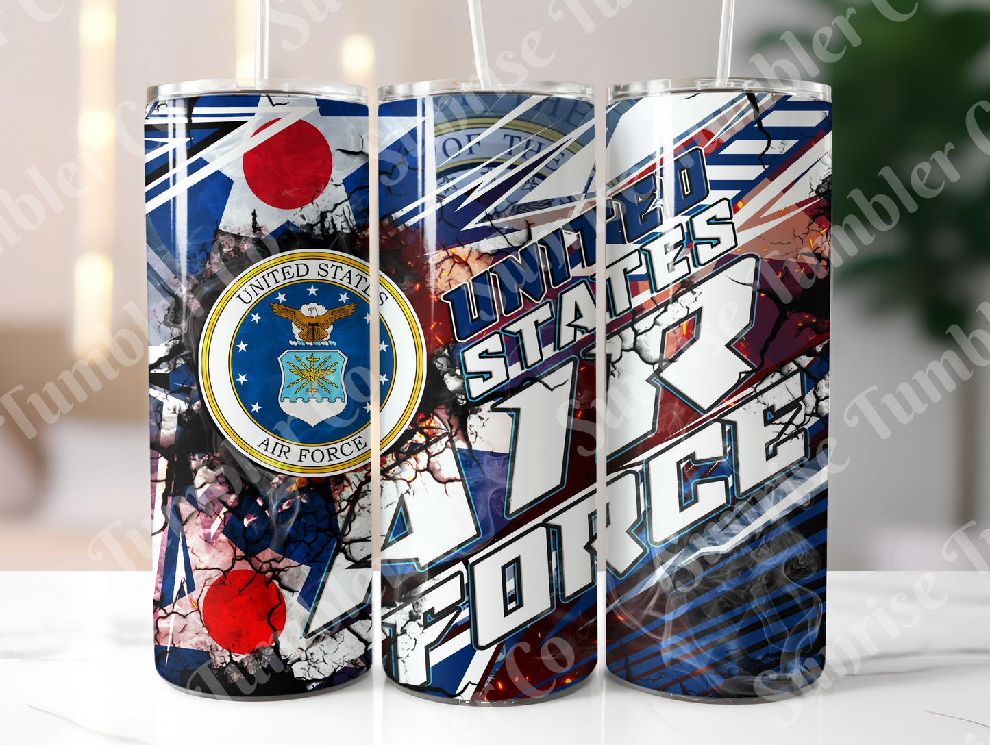 Military, Veteran & First Responders Variety Part 2 - 20oz and 30oz Tumblers (Glow In The Dark Green And Blue Available)